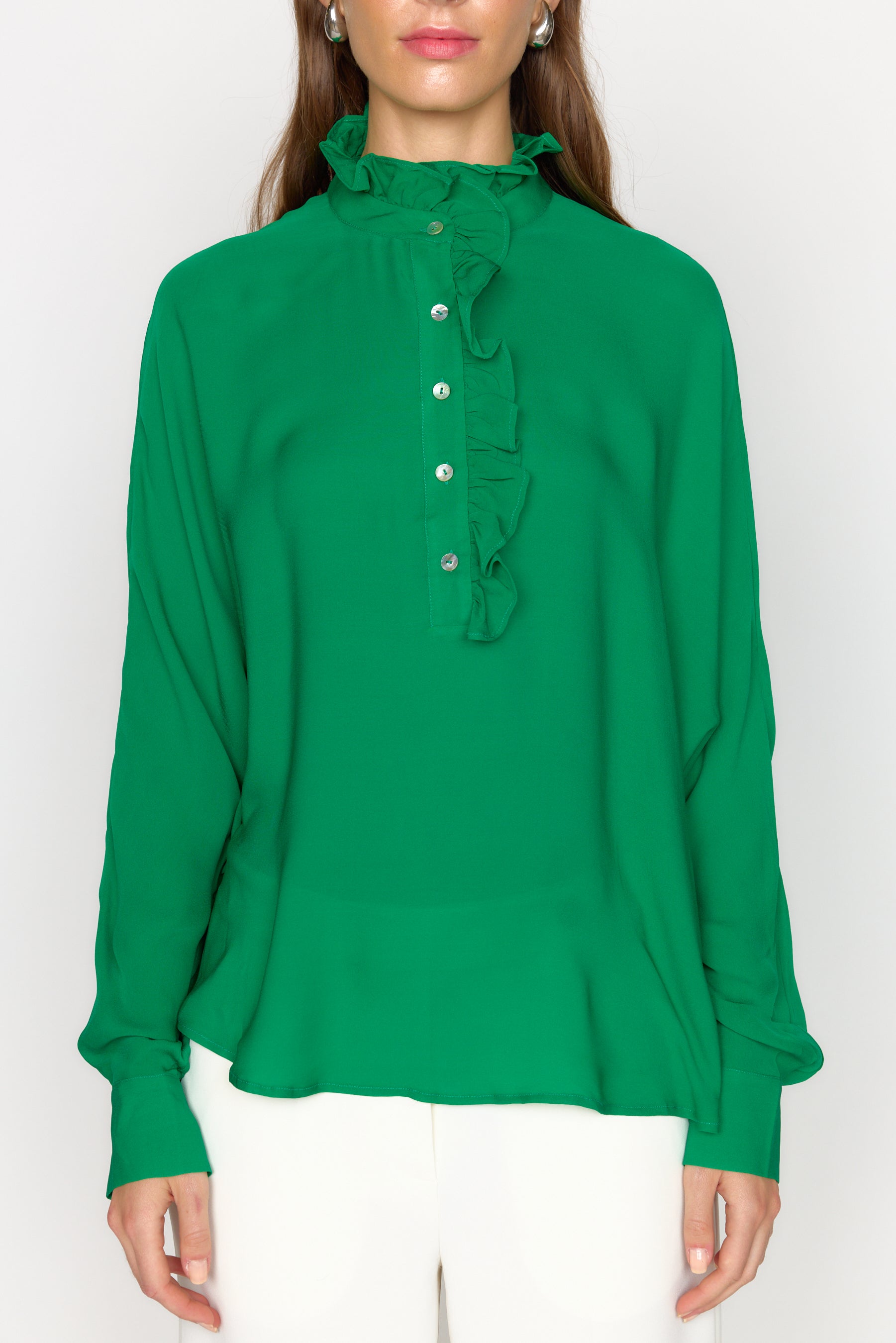 Rachel Blouse - Emerald