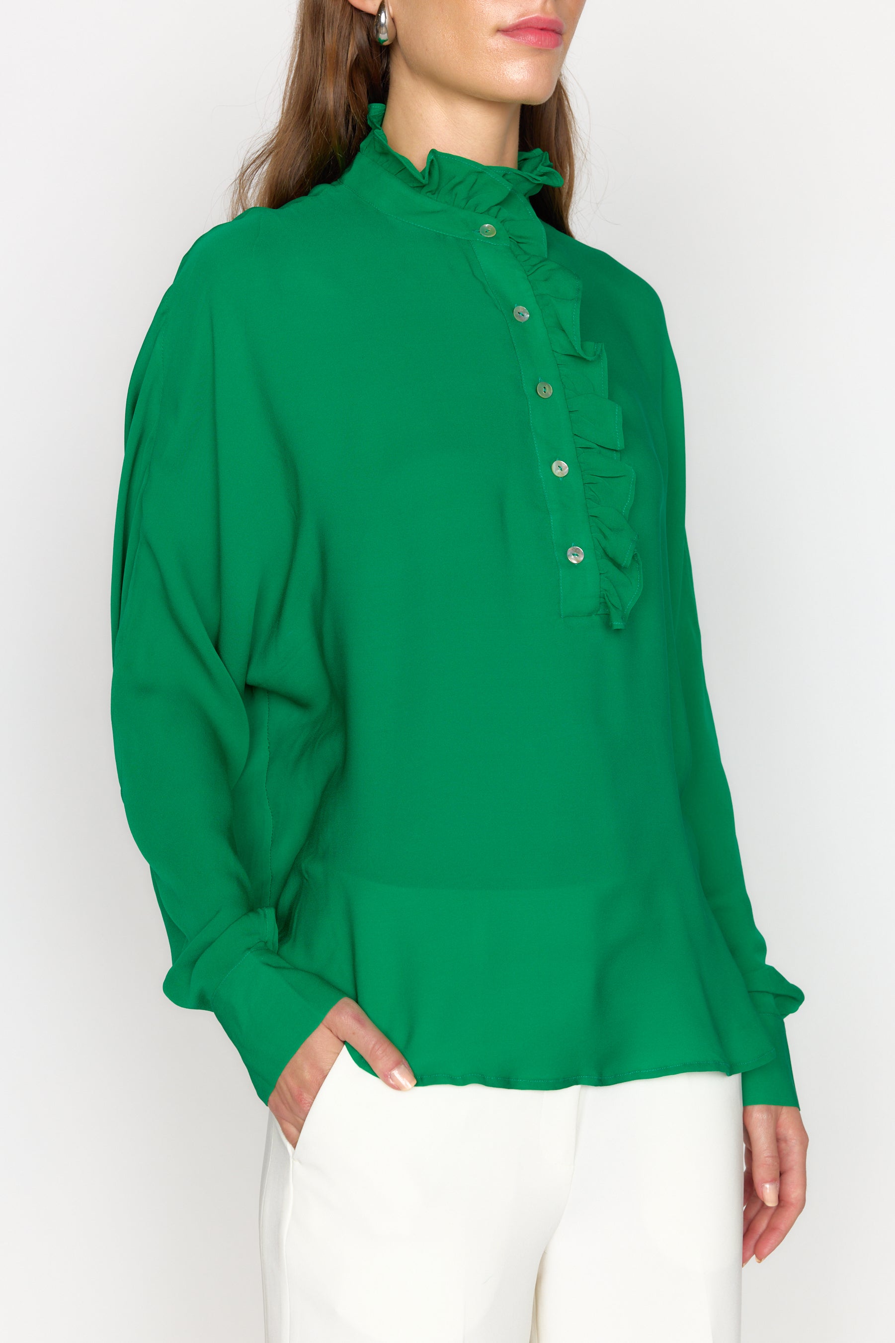 Rachel Blouse - Emerald