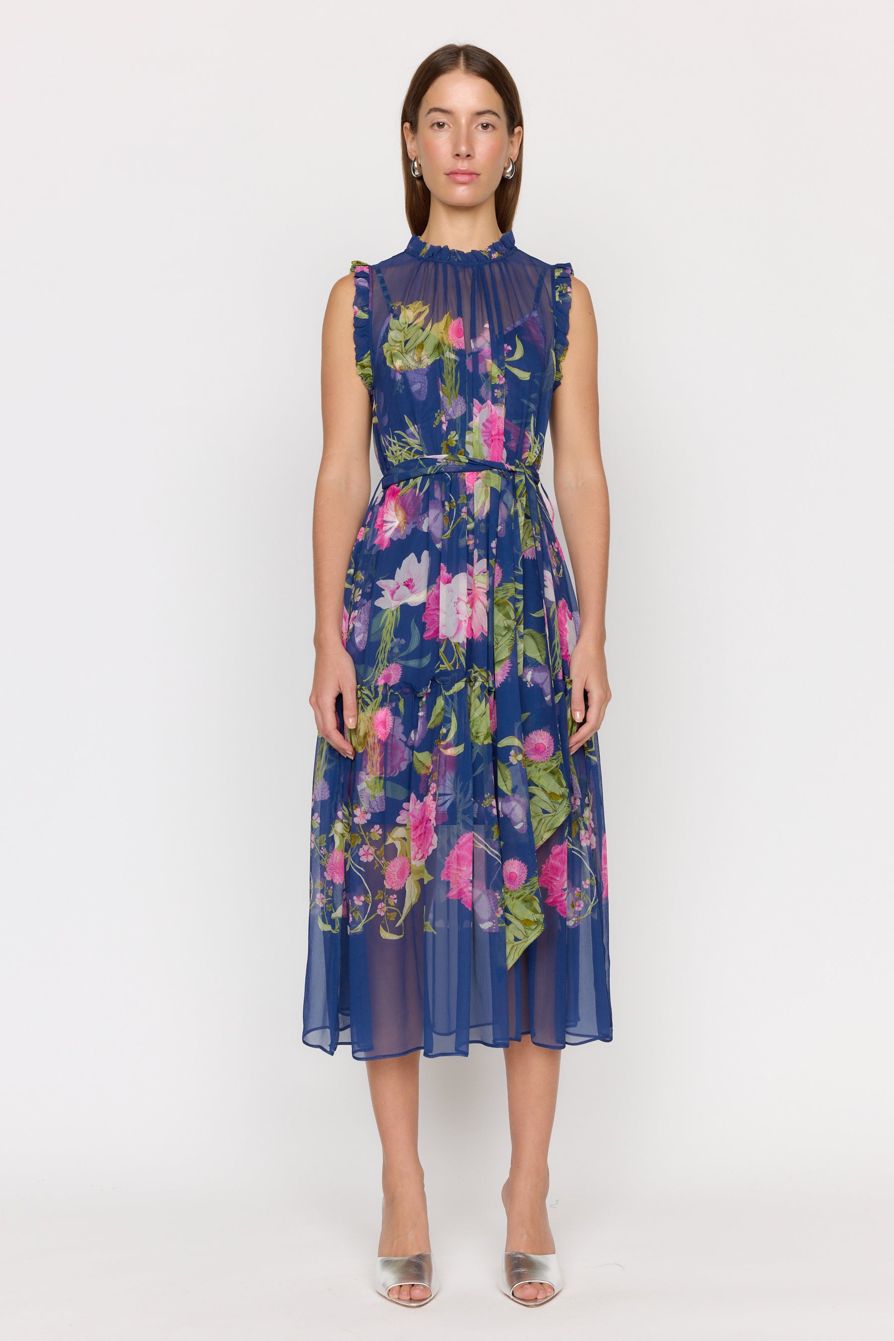 Gemma Dress - Monarch Navy