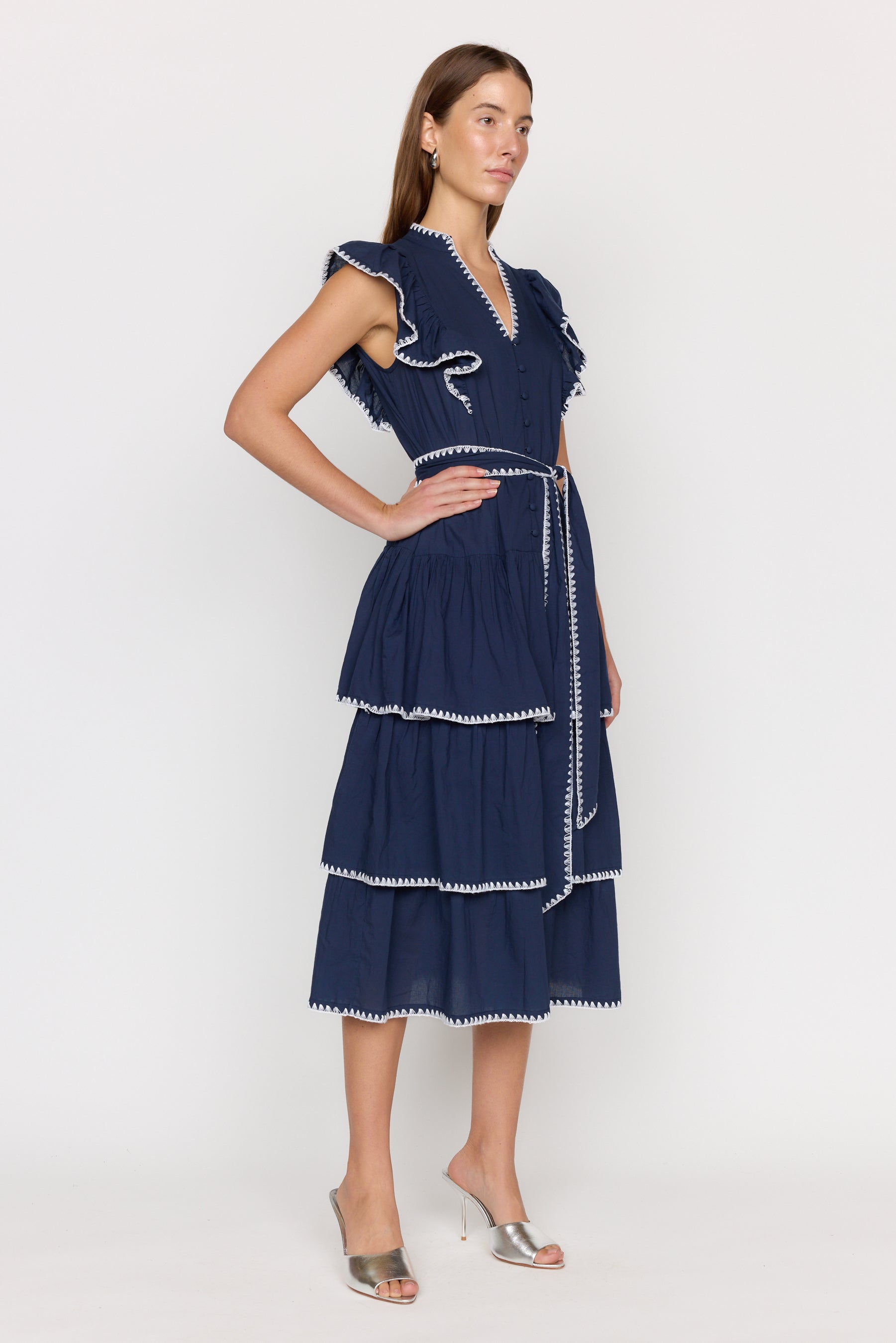 Greer Dress - Navy