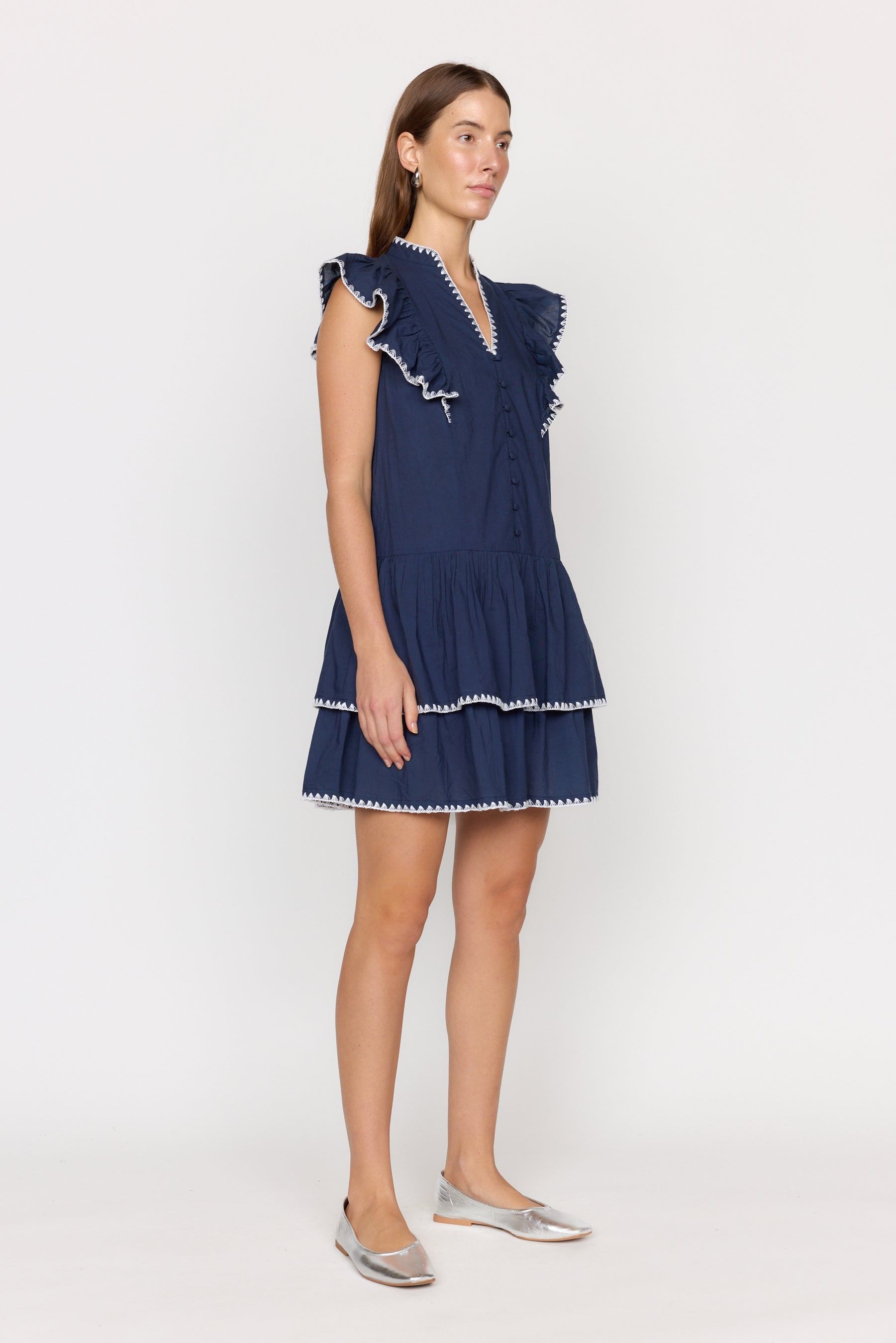 Uma Dress - Navy