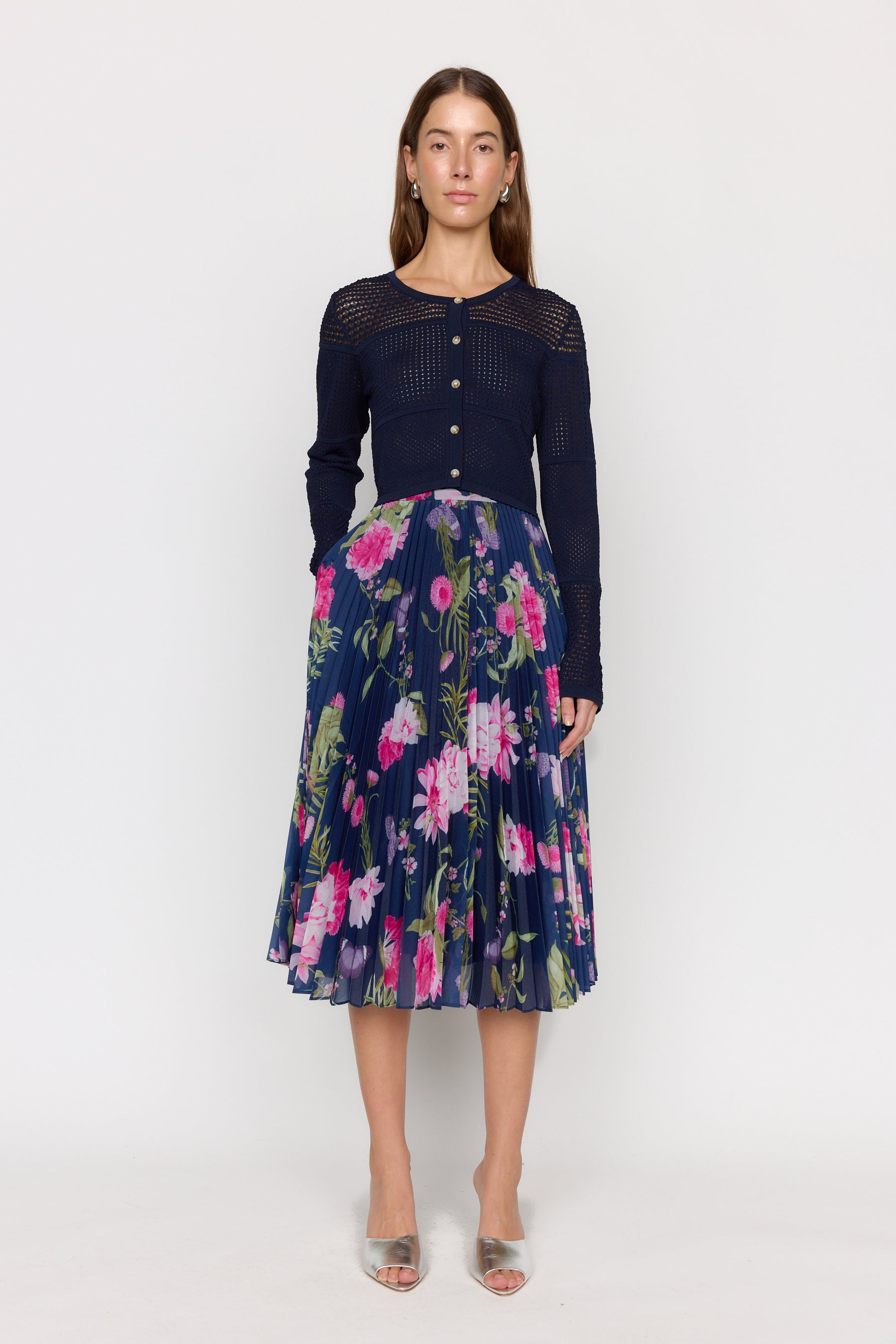 Pia Skirt - Monarch Navy