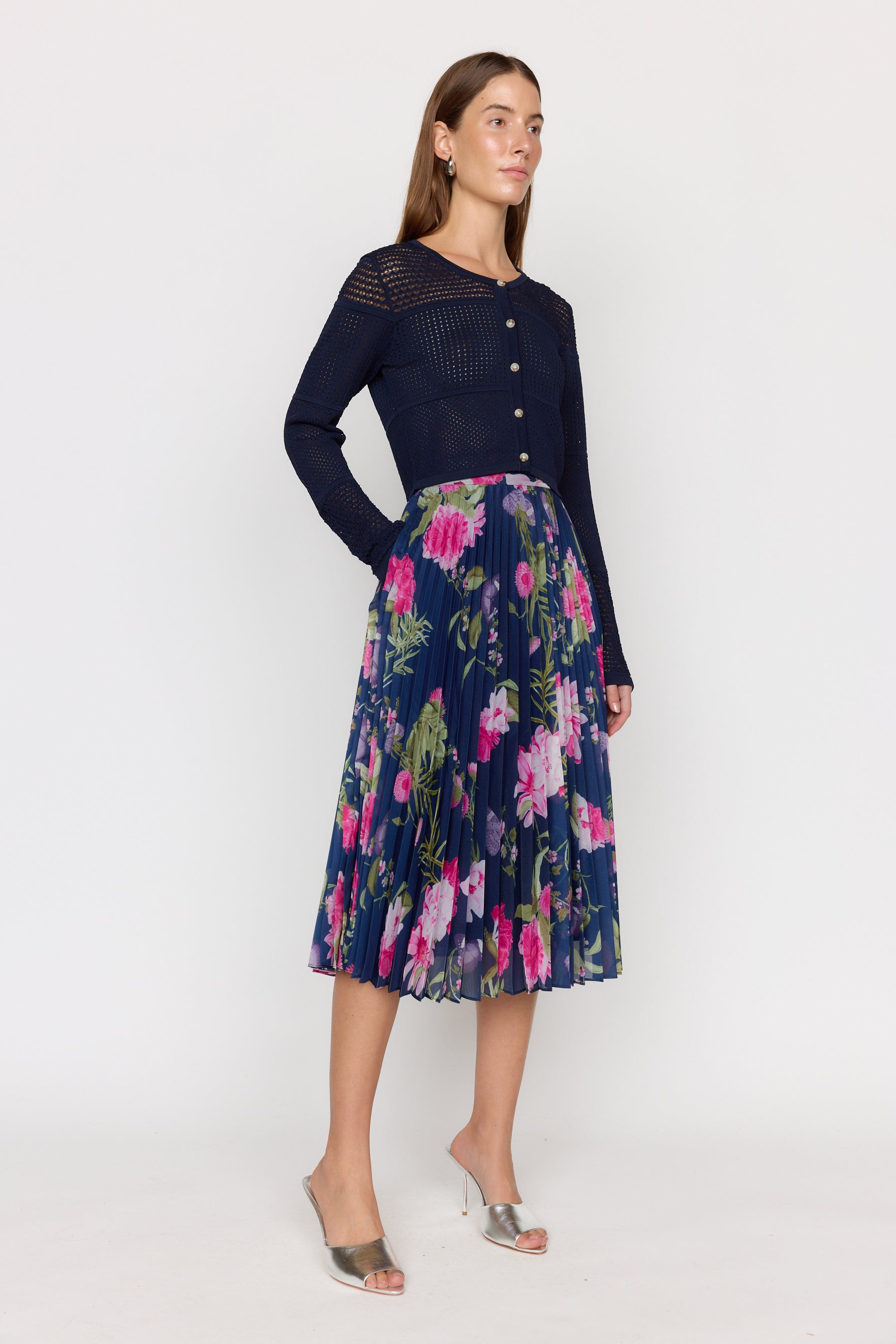 Pia Skirt - Monarch Navy