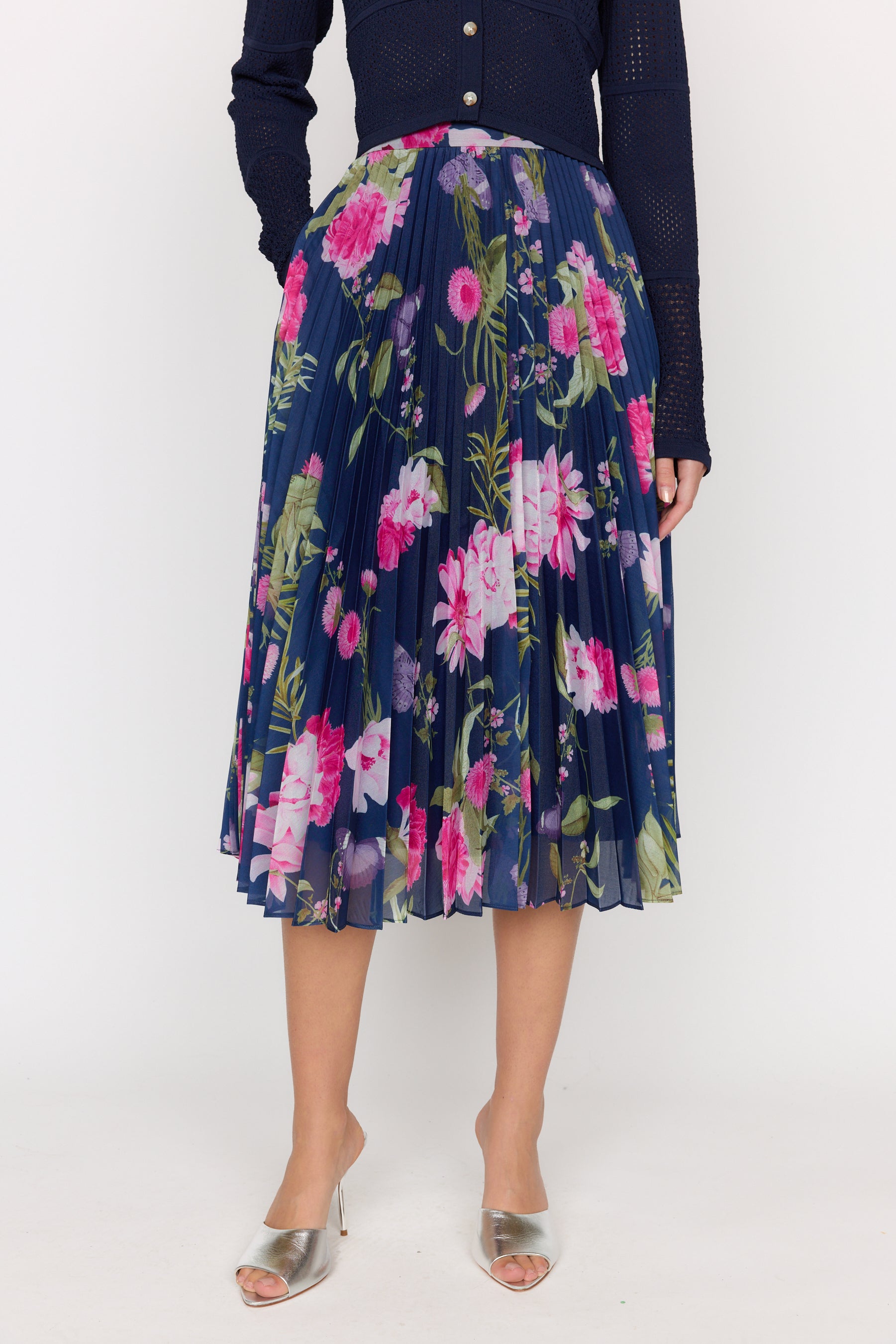 Pia Skirt - Monarch Navy