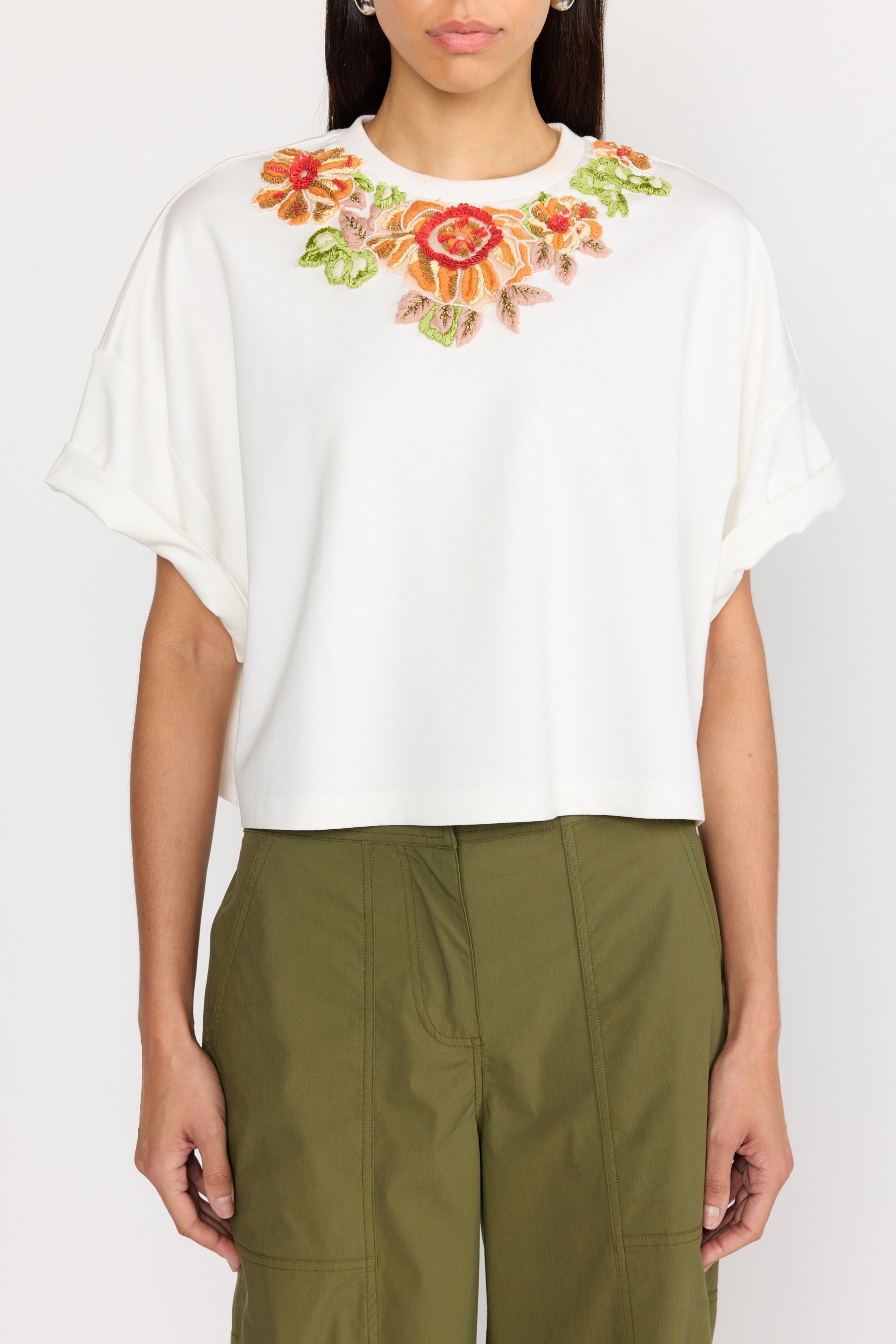Jace Top - White Embroidery