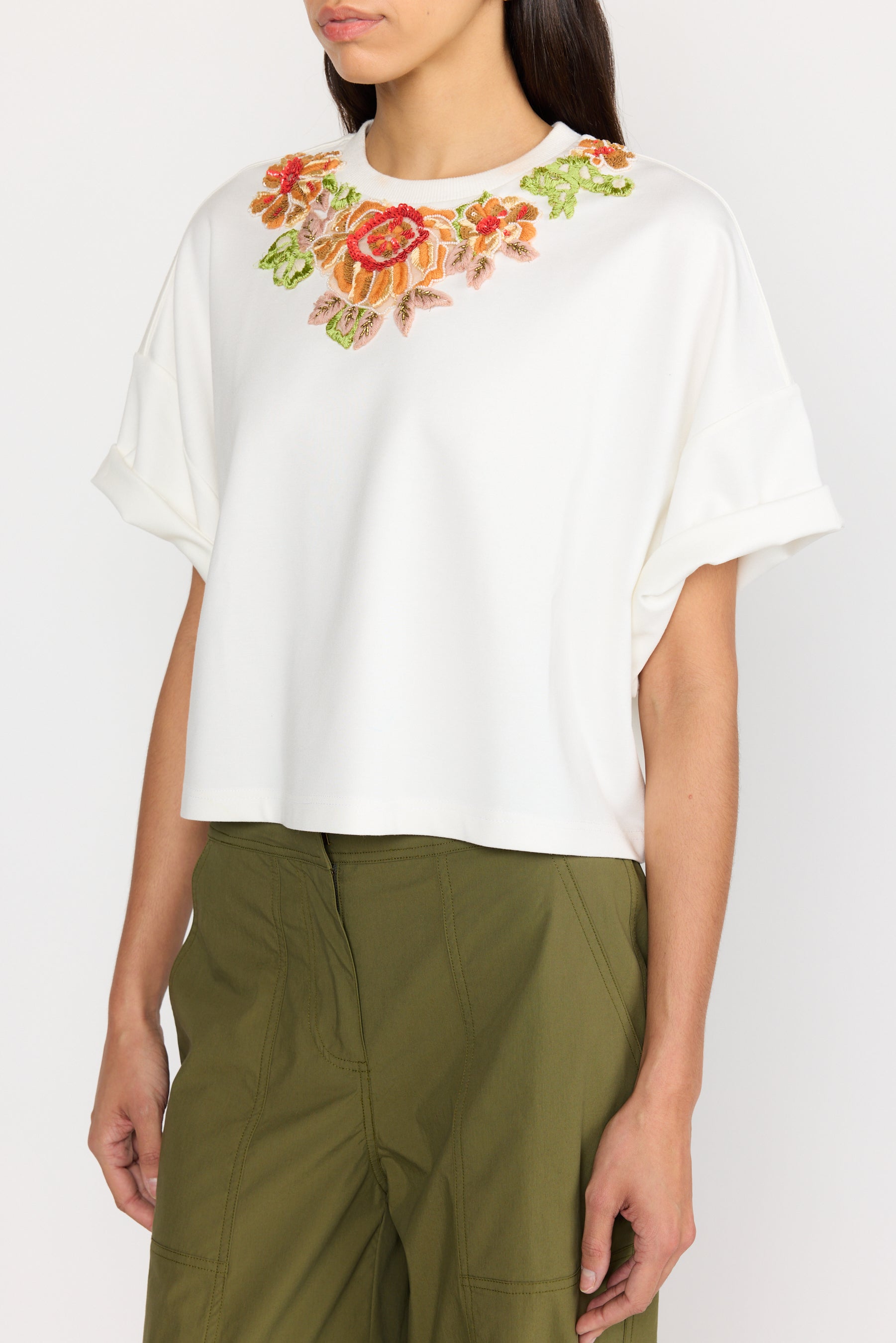 Jace Top - White Embroidery