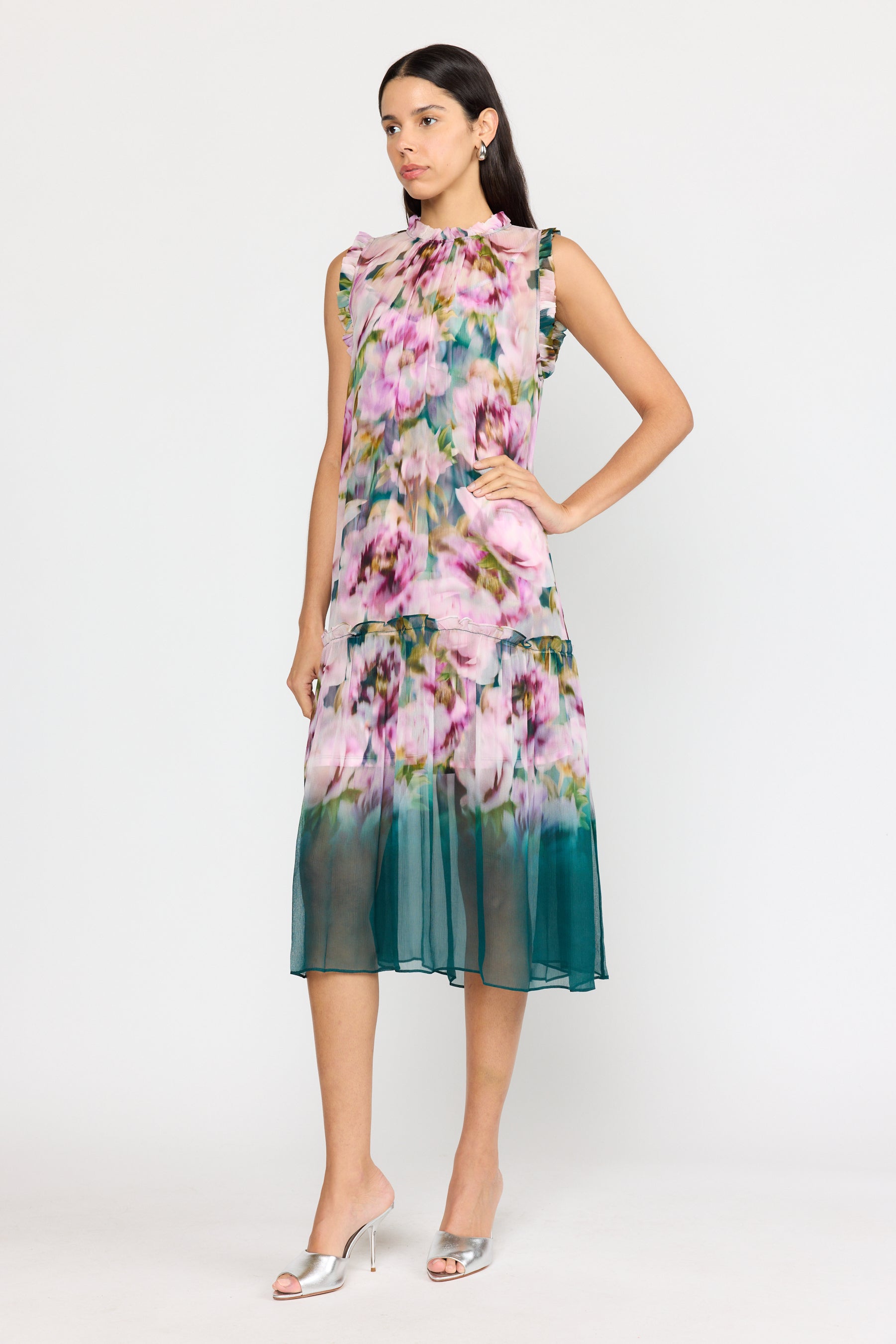 Gemma Dress - Blossom Ombre