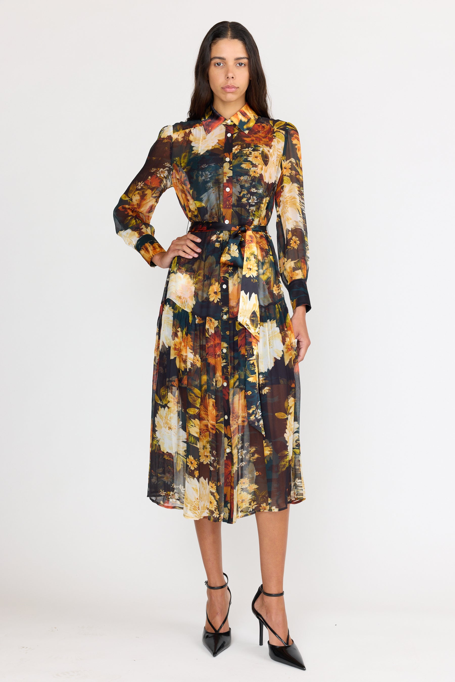 Kristen Dress - Amber Glow