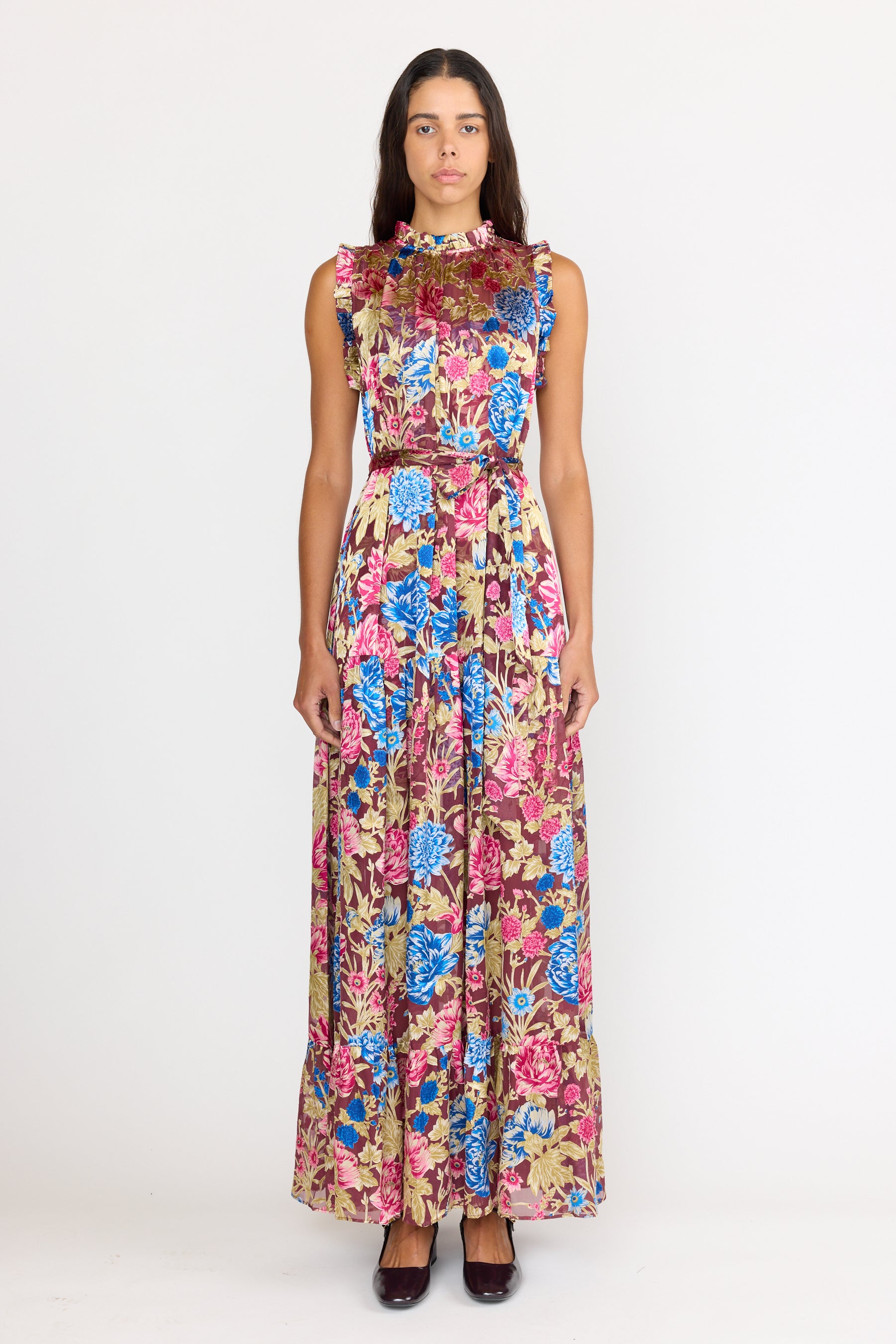 Damien Dress - Carmine Floral