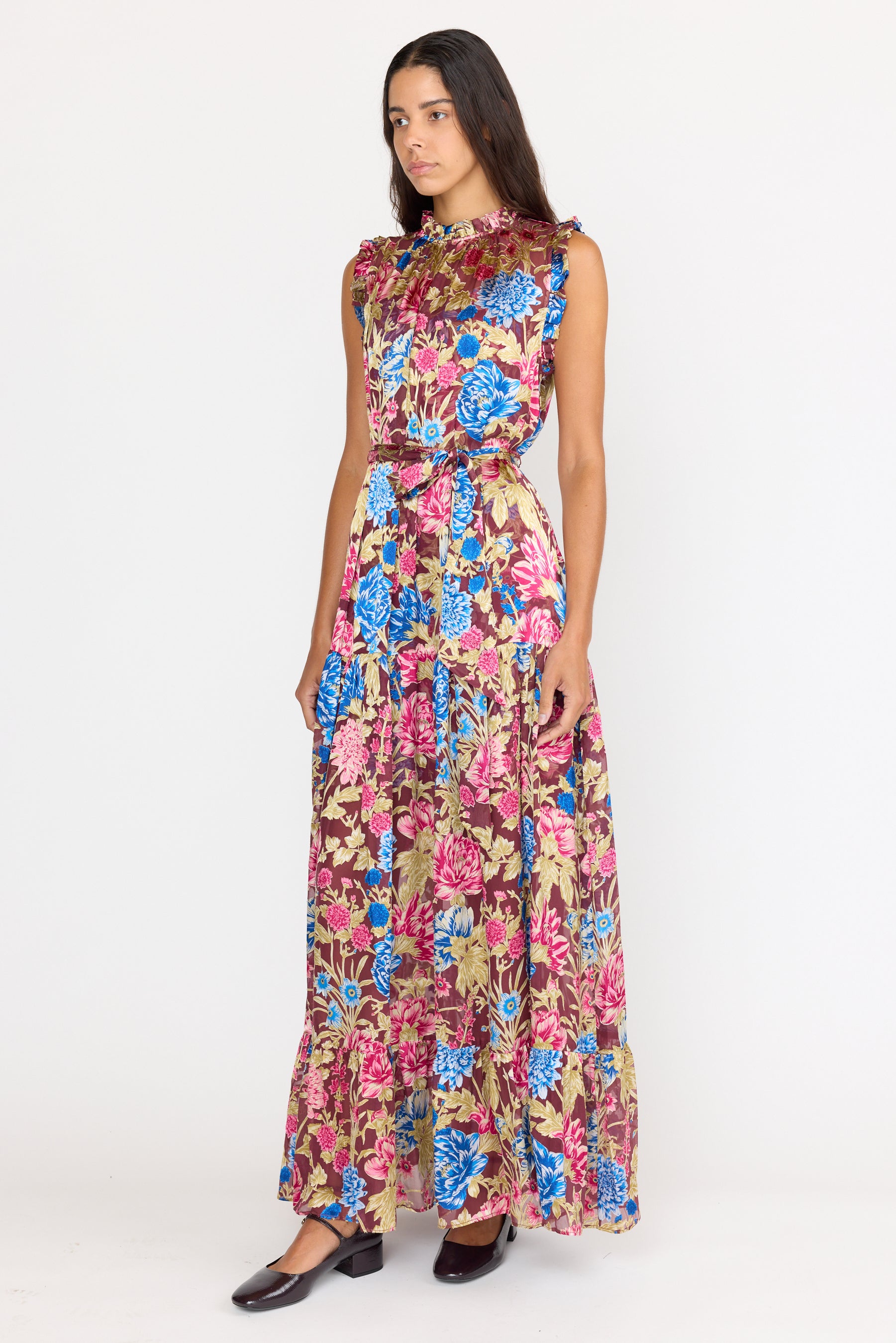 Damien Dress - Carmine Floral
