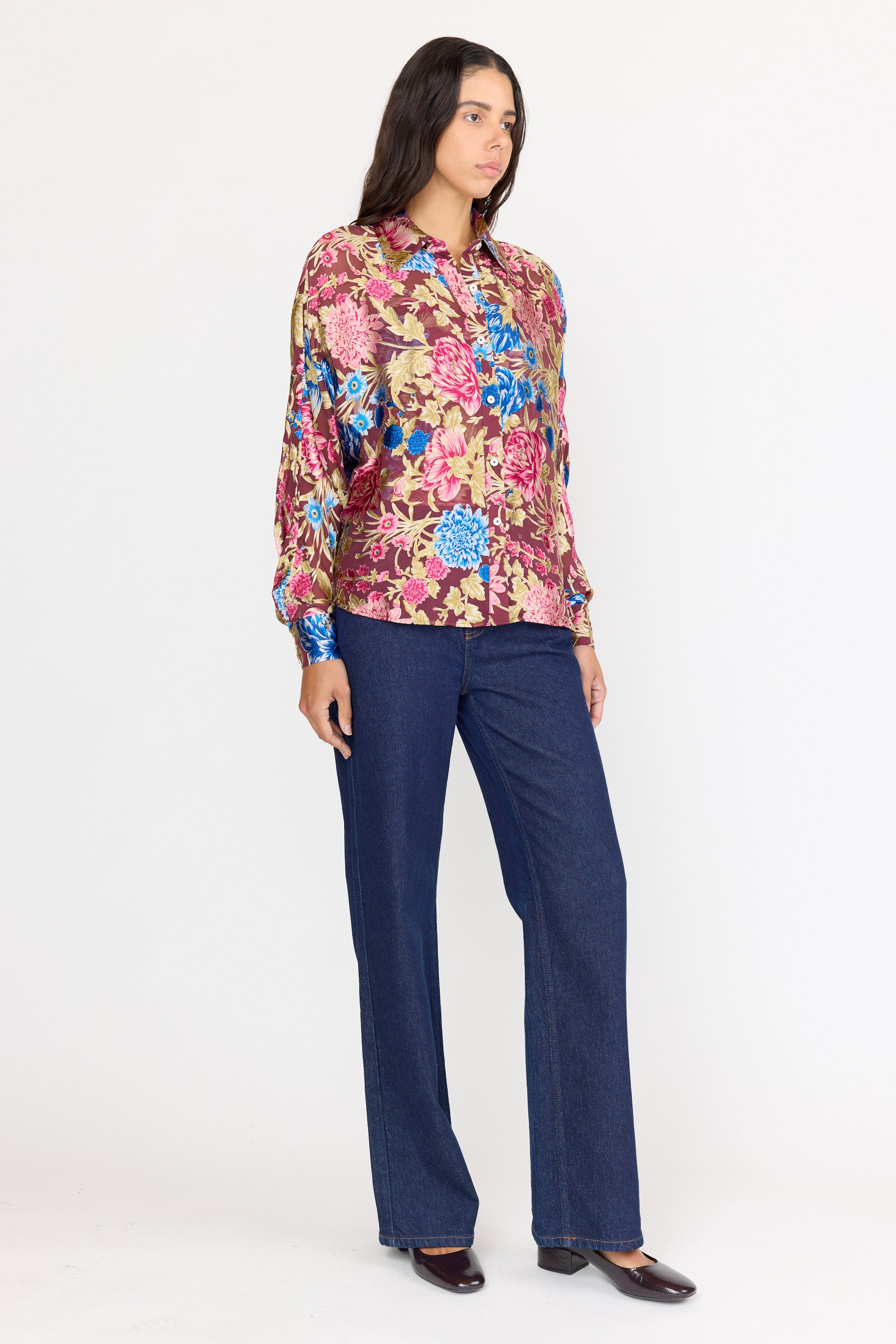 Rosario Top - Carmine Floral