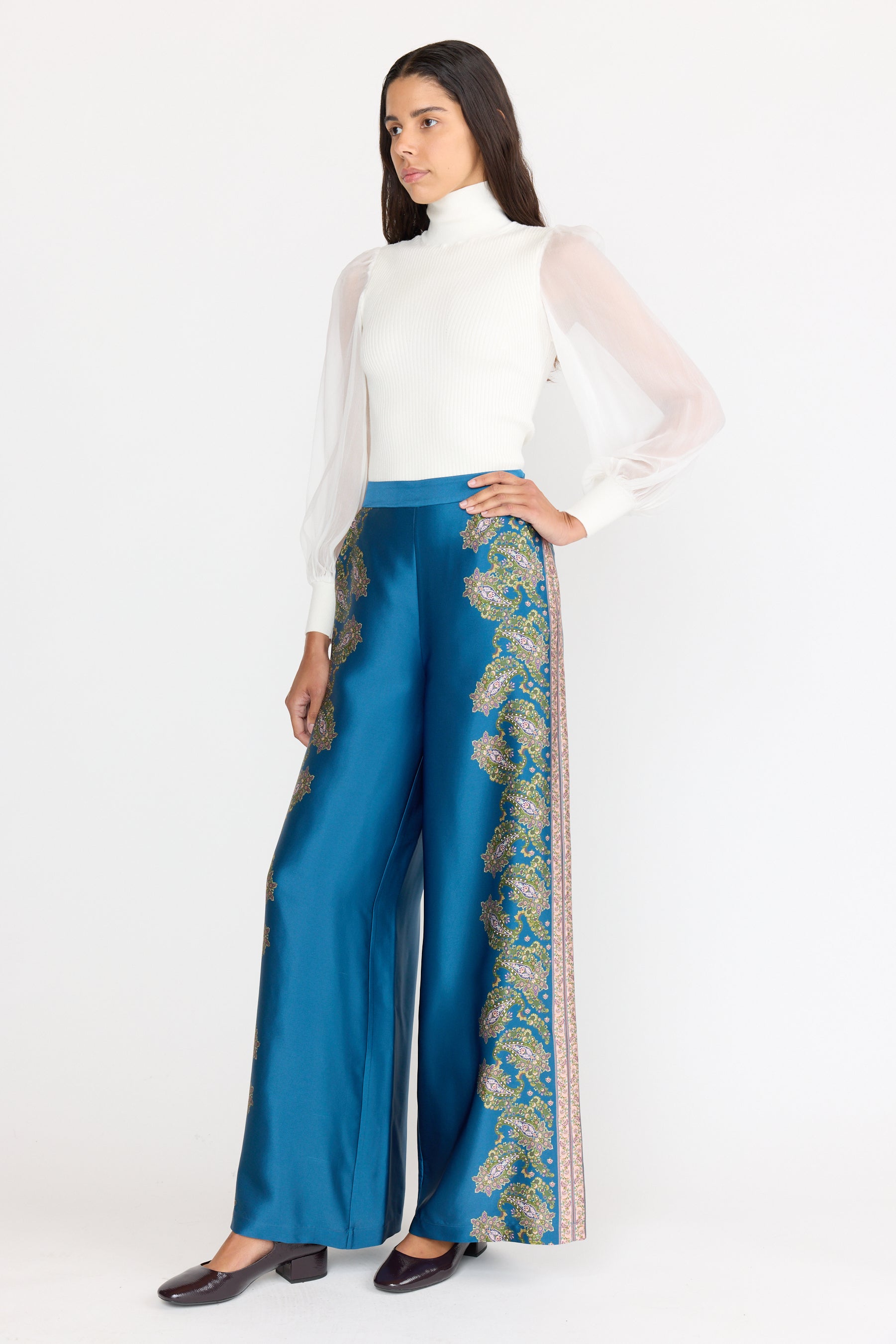 Marta Pant - Prussian Paisley