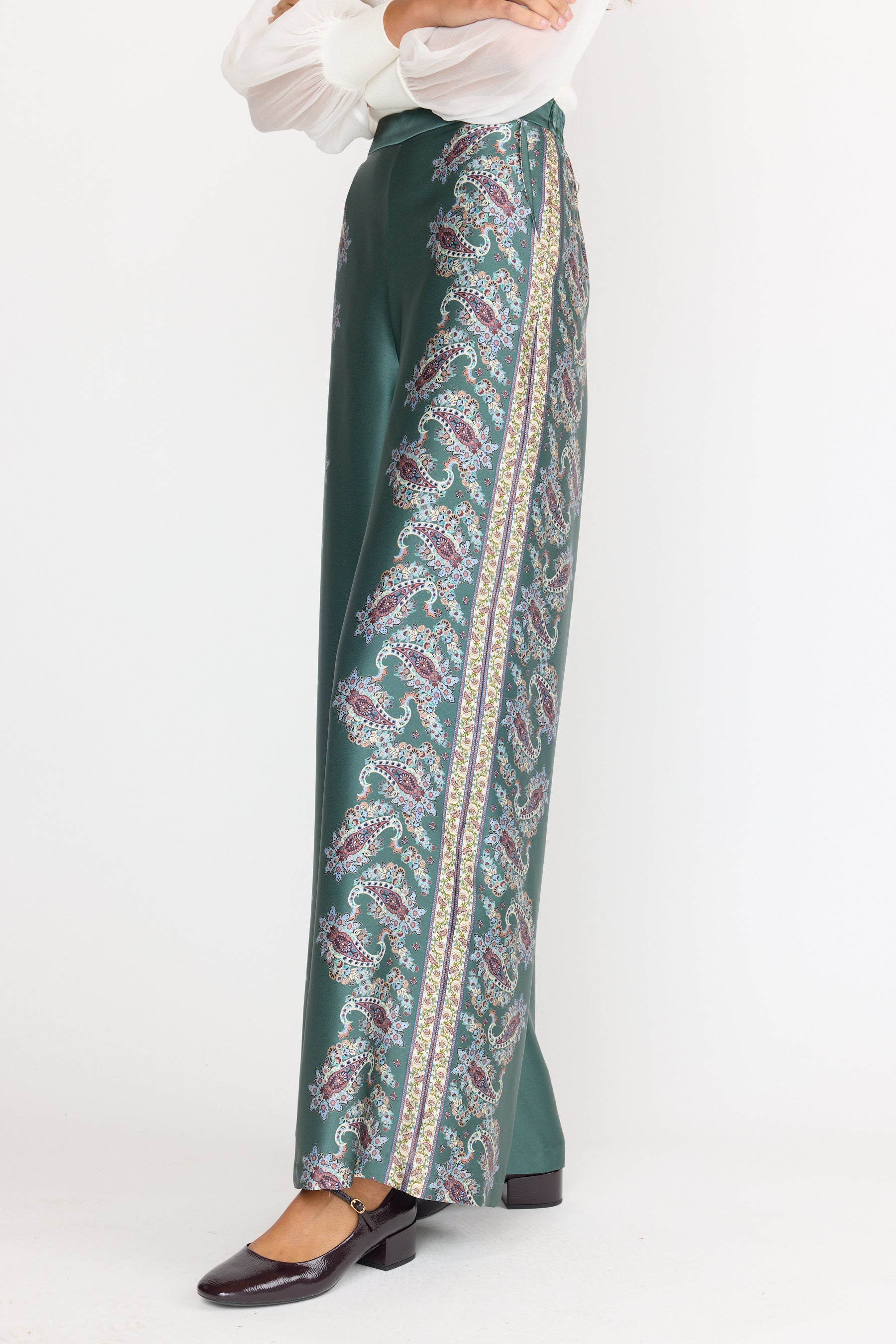 Marta Pant - Reseda Paisley