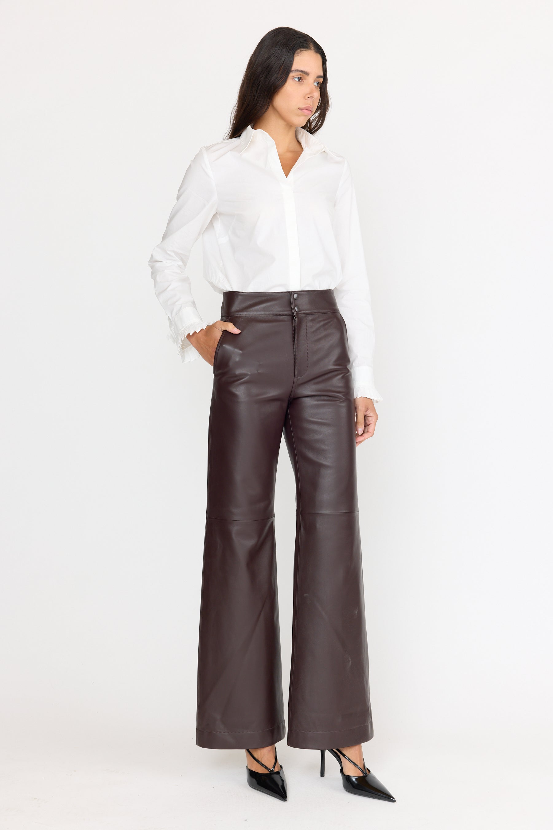 Zoe Pant - Burgundy