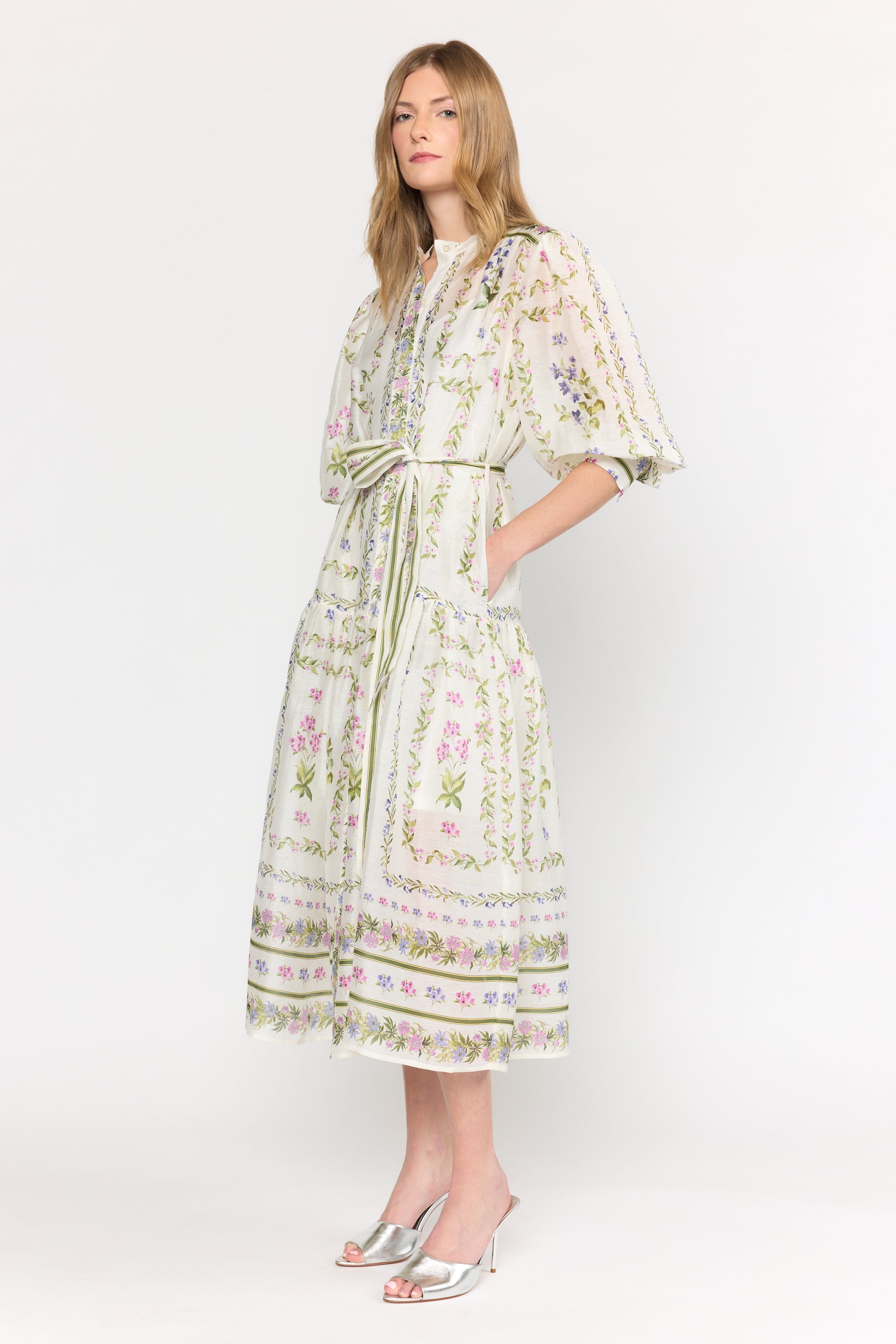 Blake Dress - Mosaic Ivory