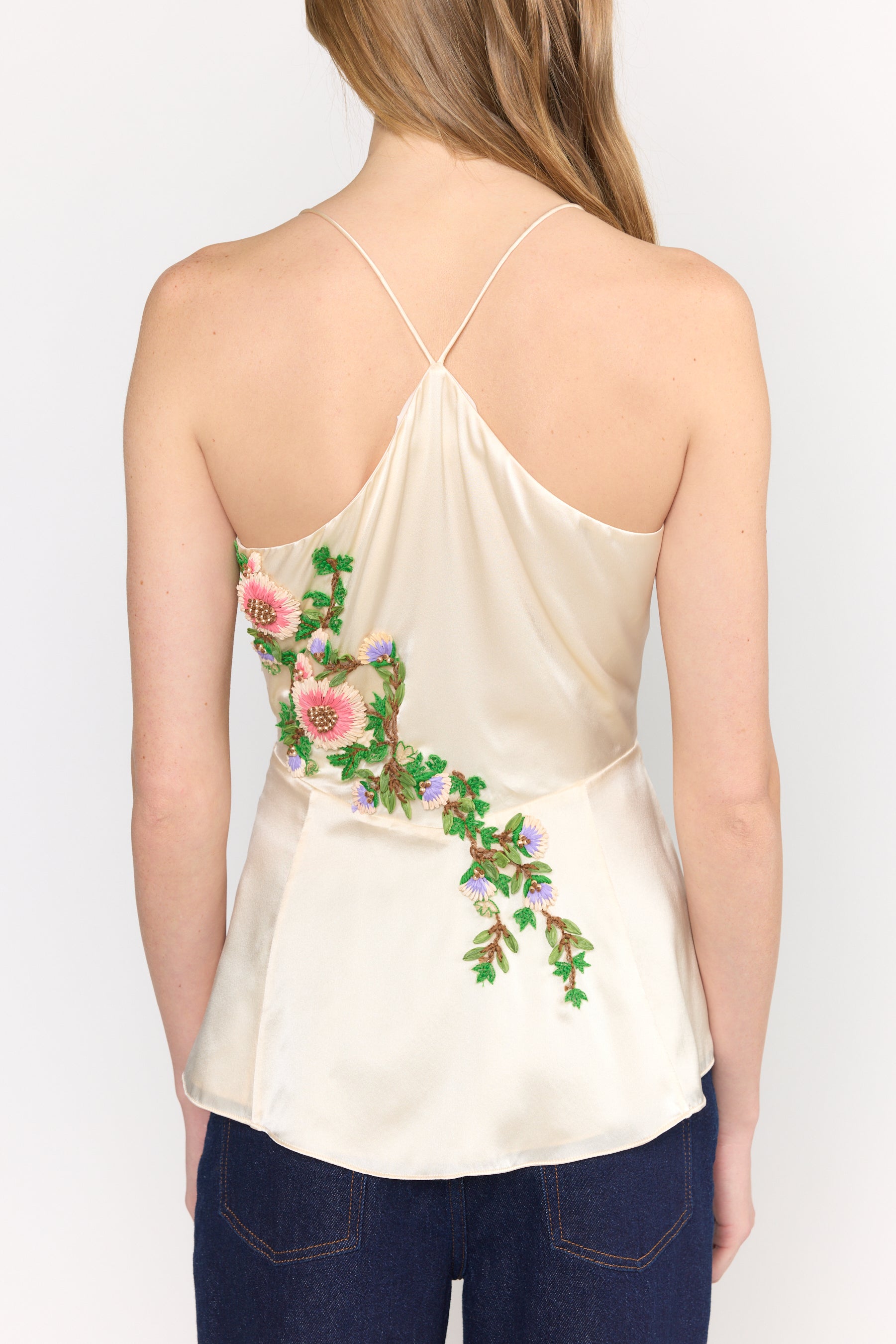 Ariana Top - Garden Embroidery