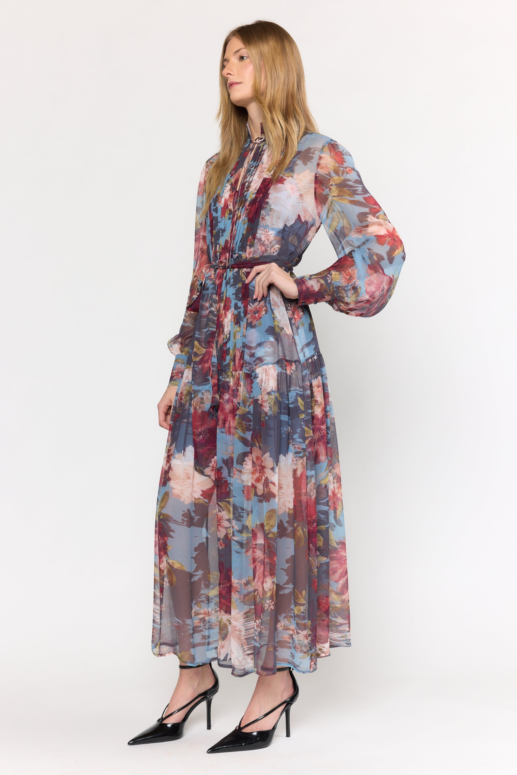Esther Dress - Sky Garden