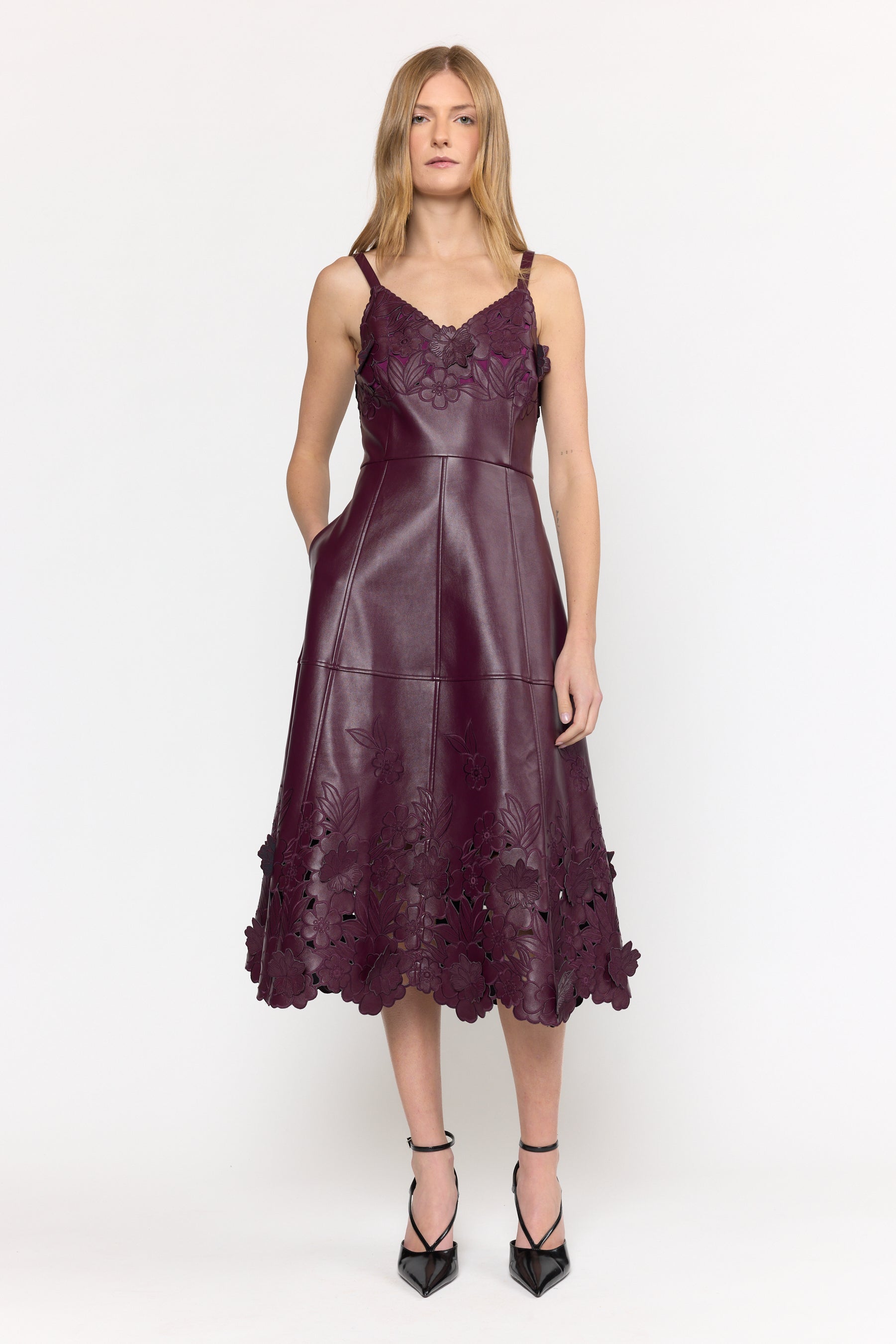 Tahlia Dress - Eggplant