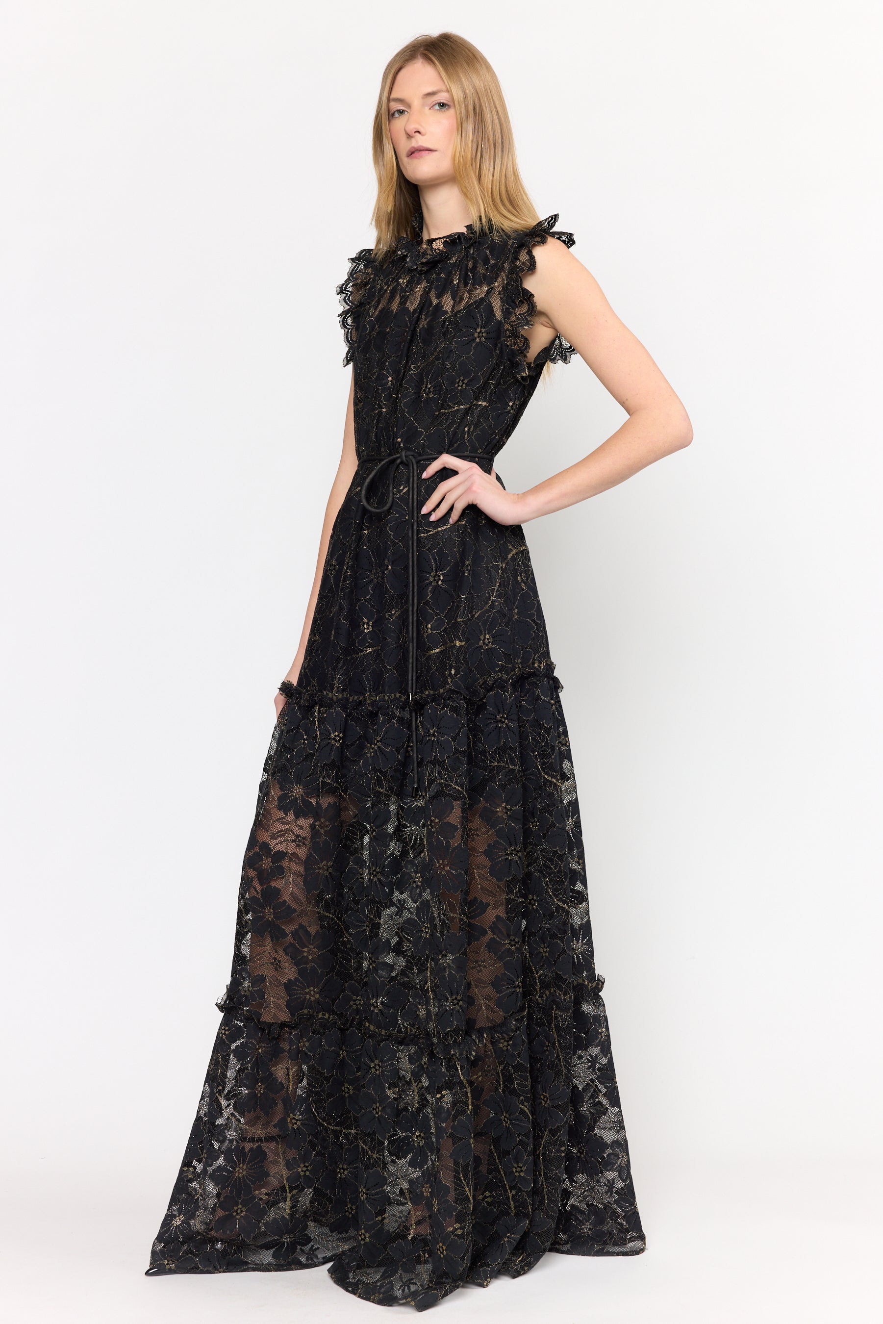 Damien Dress - Black Lace