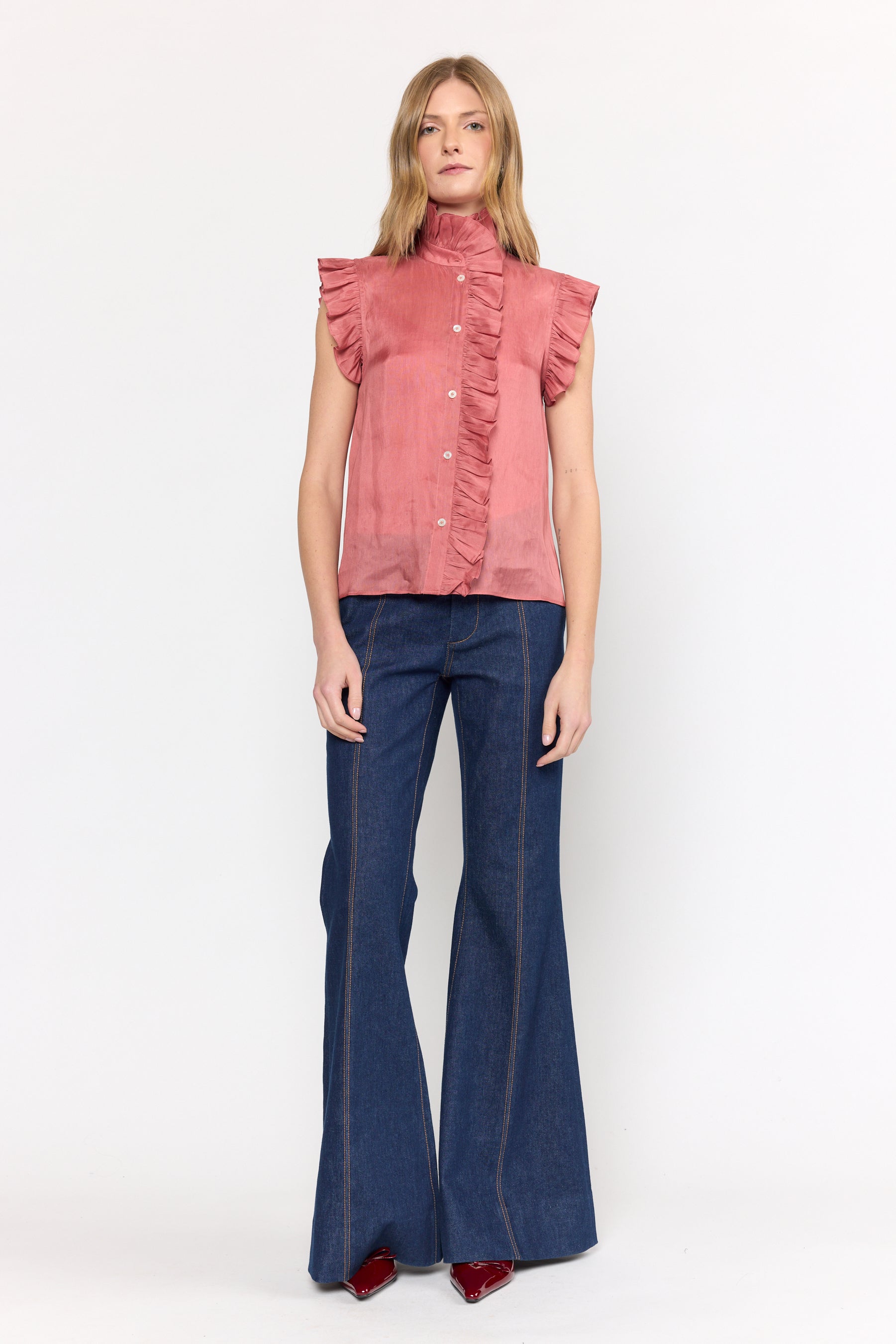 Marfa Top - Dusty Rose