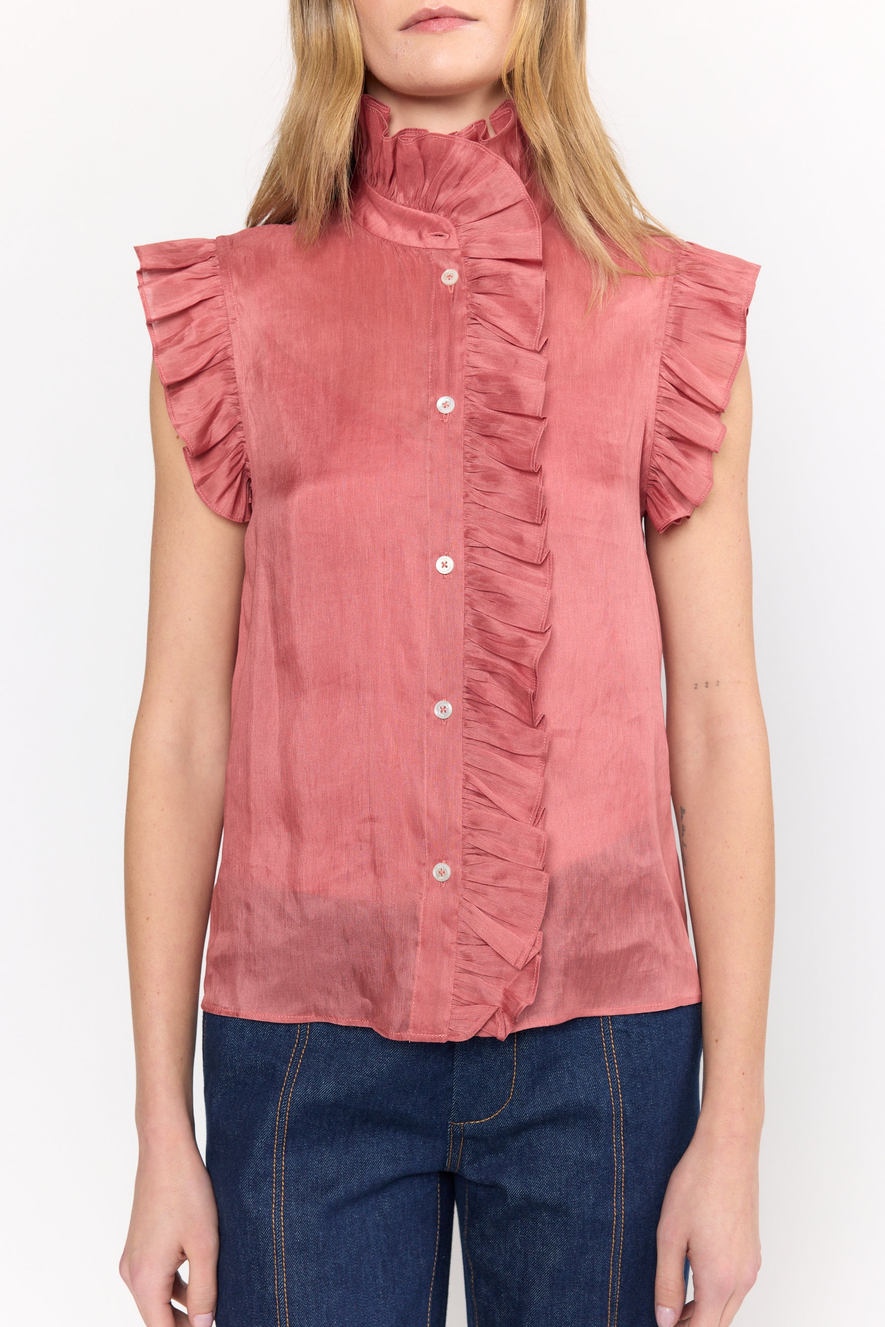 Marfa Top - Dusty Rose