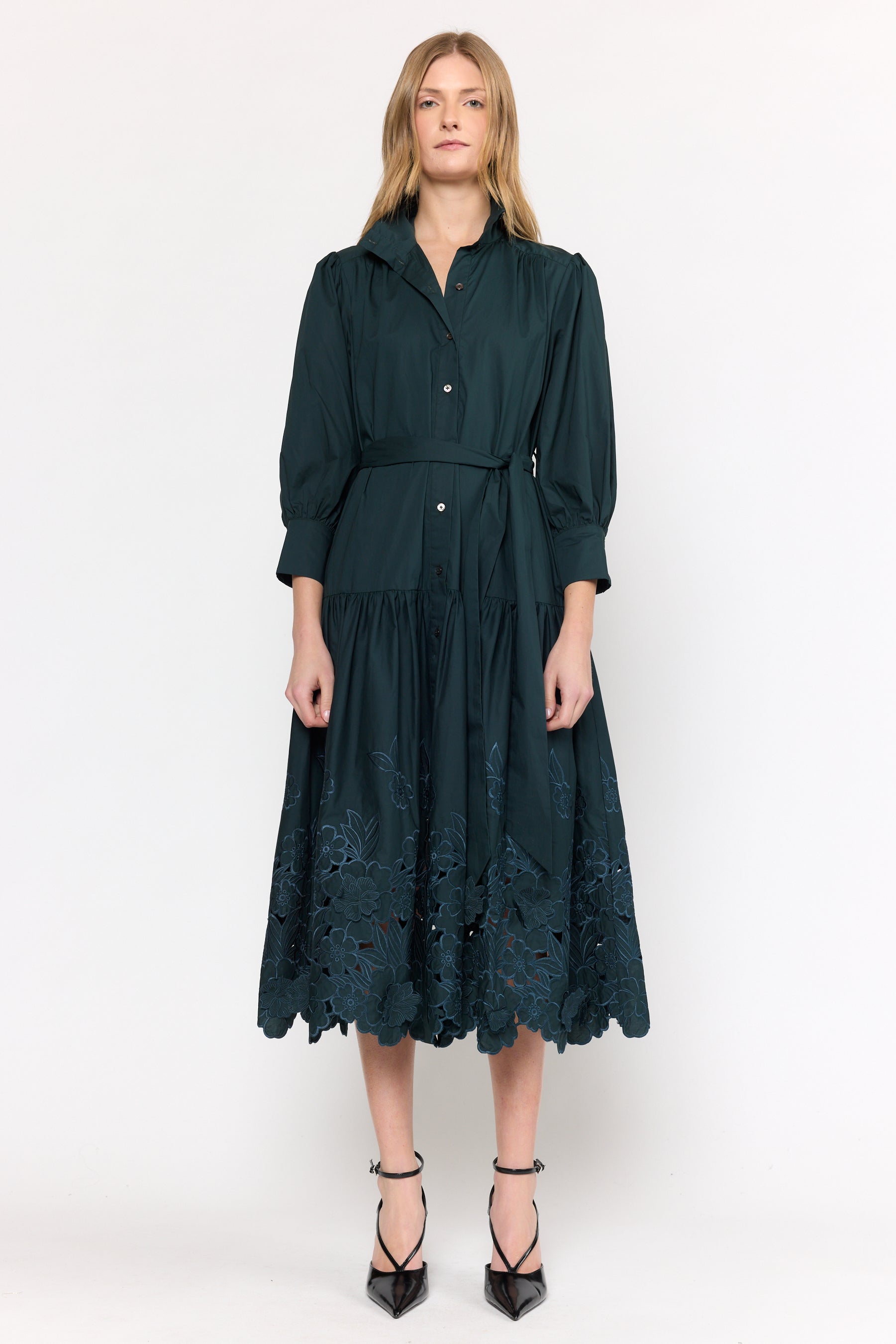 Prague Dress - Evergreen
