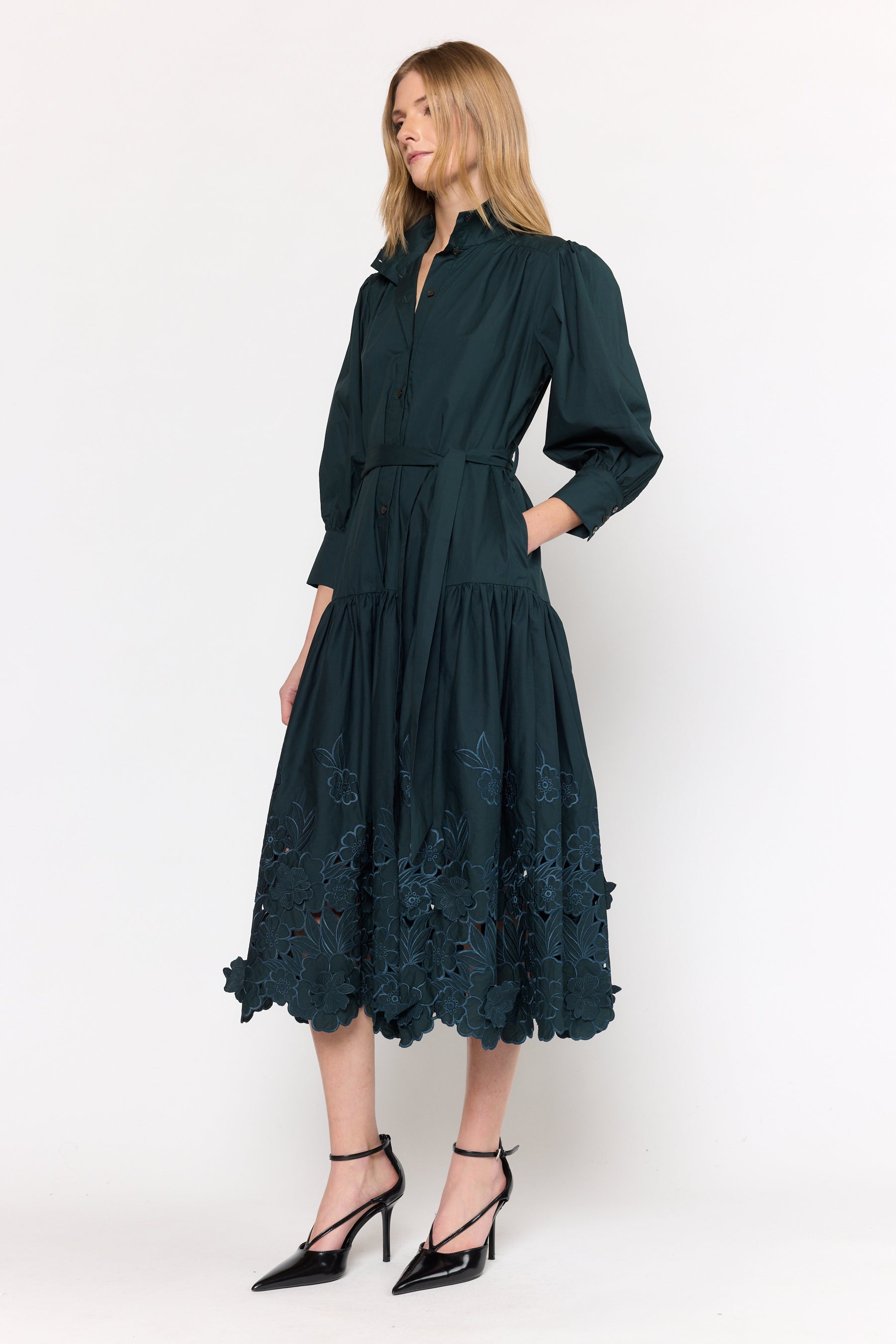 Prague Dress - Evergreen