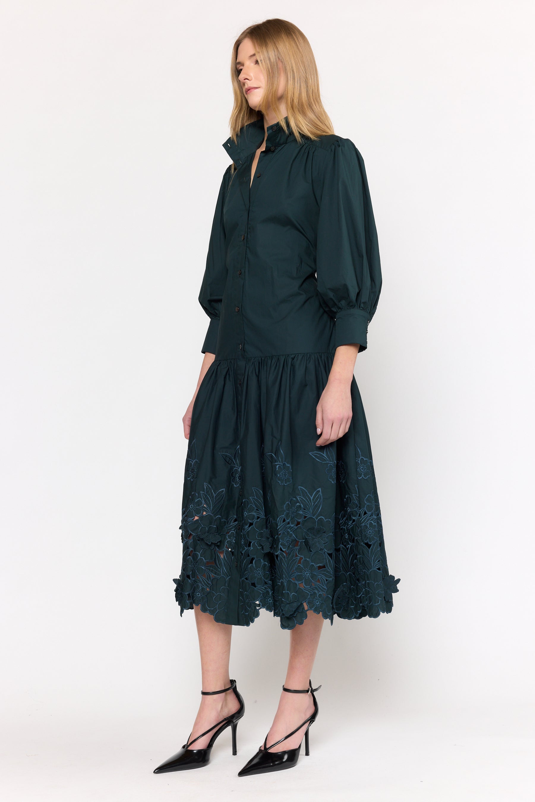 Prague Dress - Evergreen