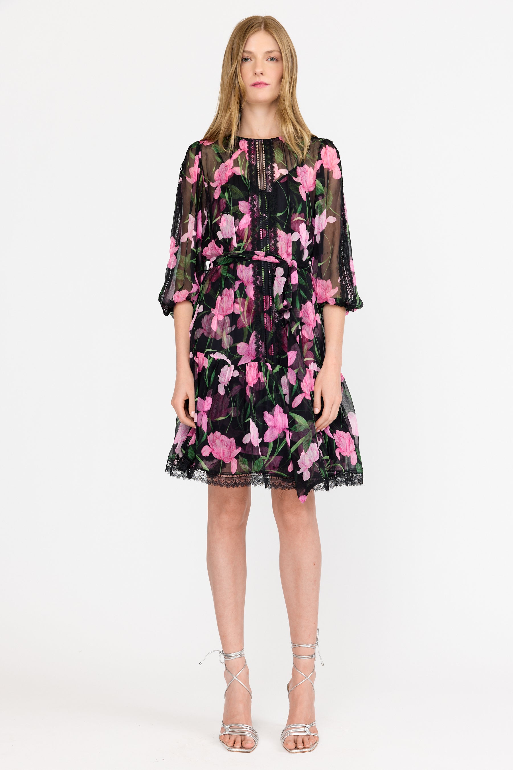 Orion Dress - Onyx Florette