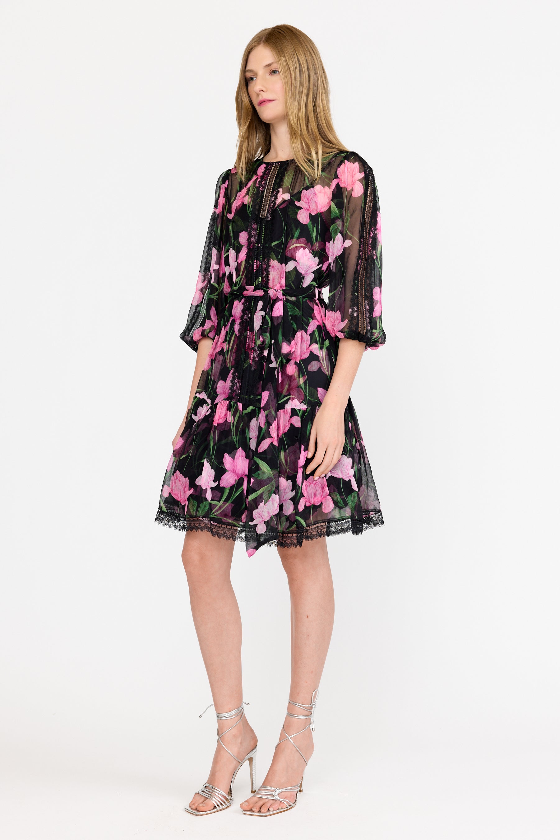 Orion Dress - Onyx Florette