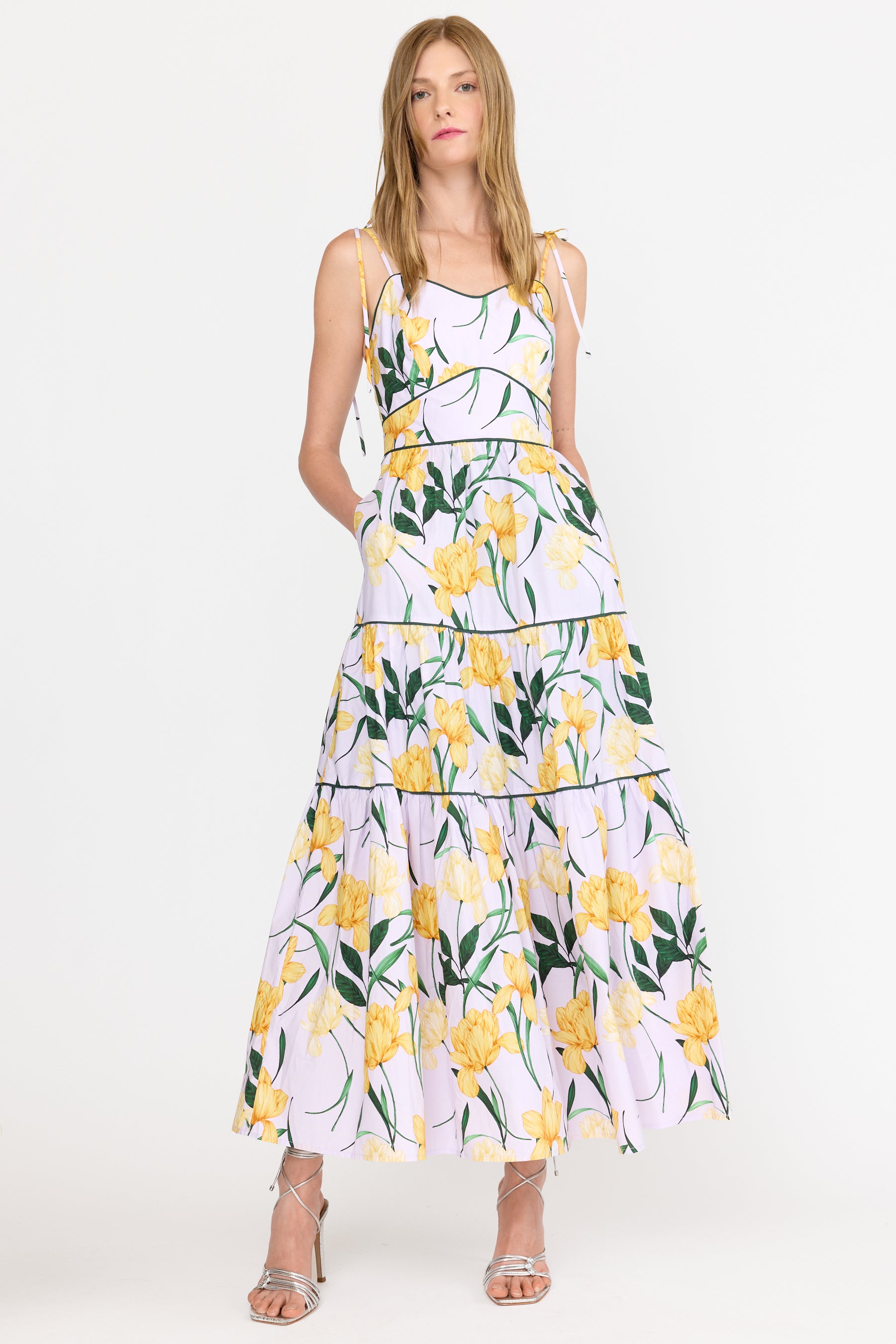 Saphina Dress - Lilac Florette