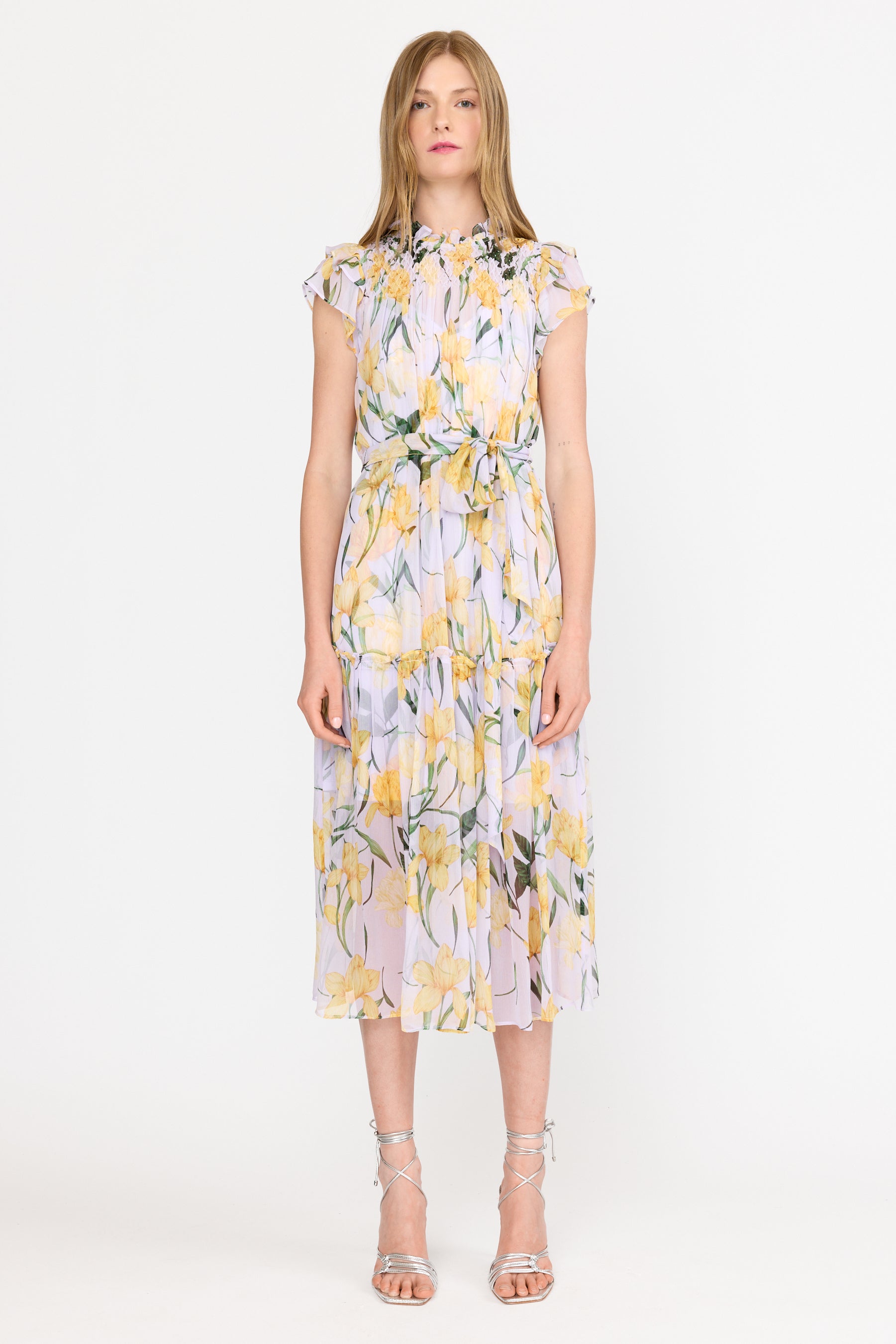 Vera Dress - Lilac Florette