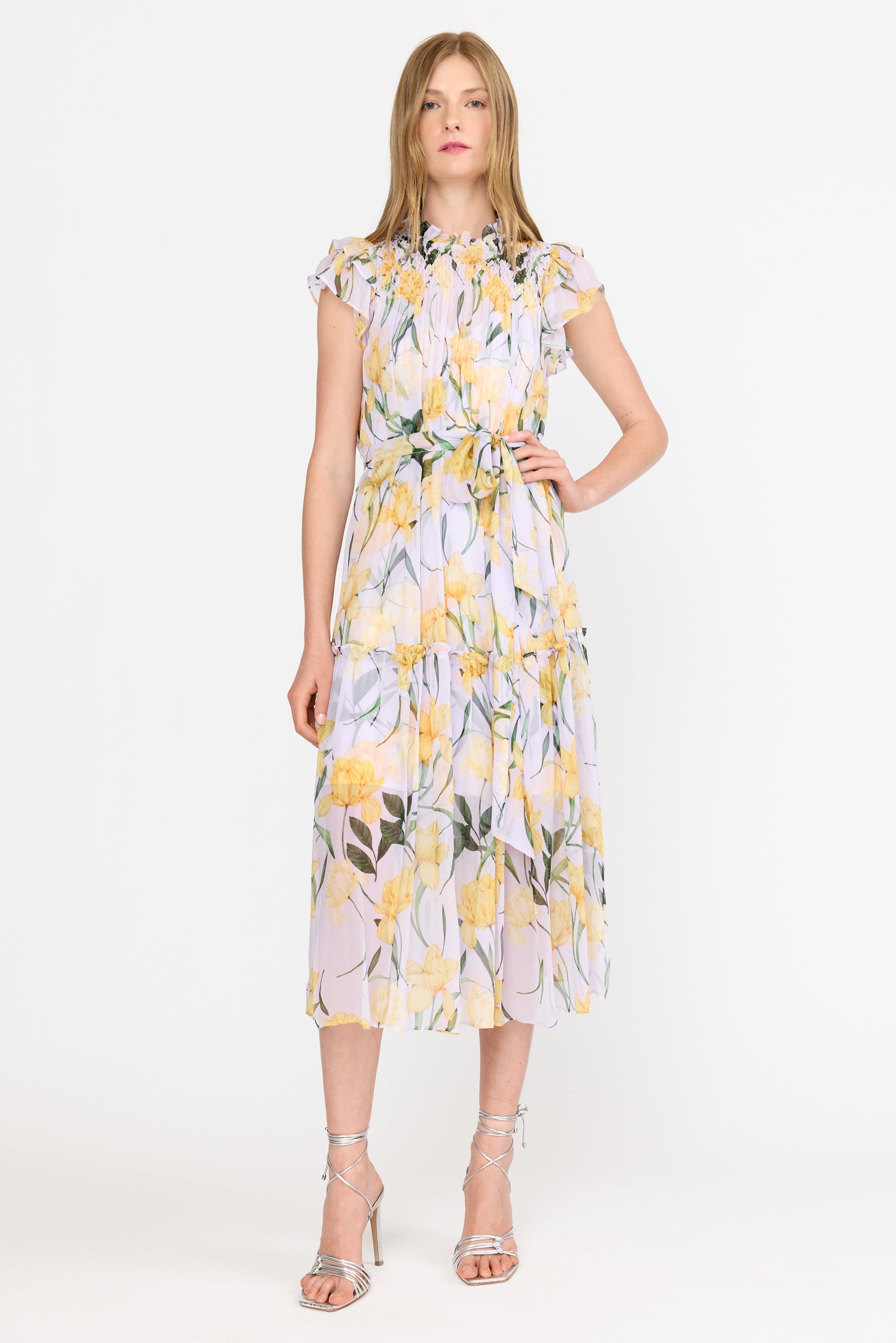 Vera Dress - Lilac Florette