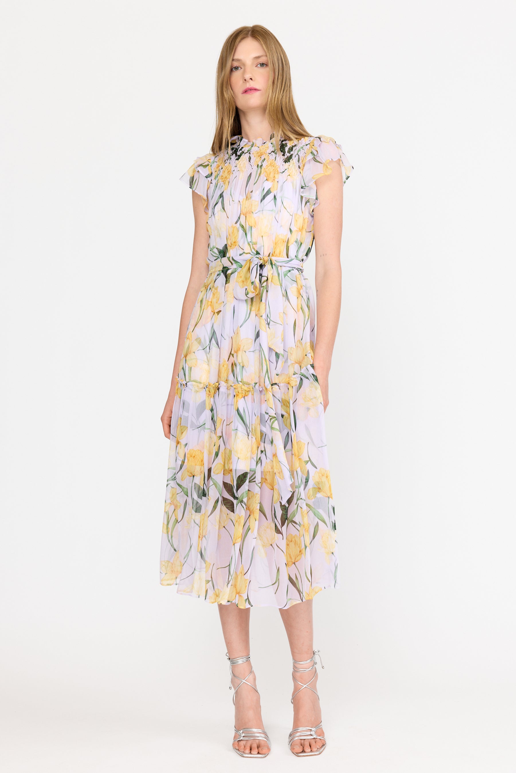 Vera Dress - Lilac Florette