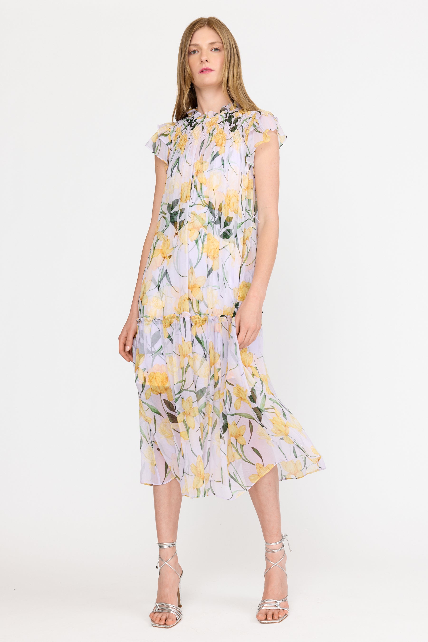 Vera Dress - Lilac Florette