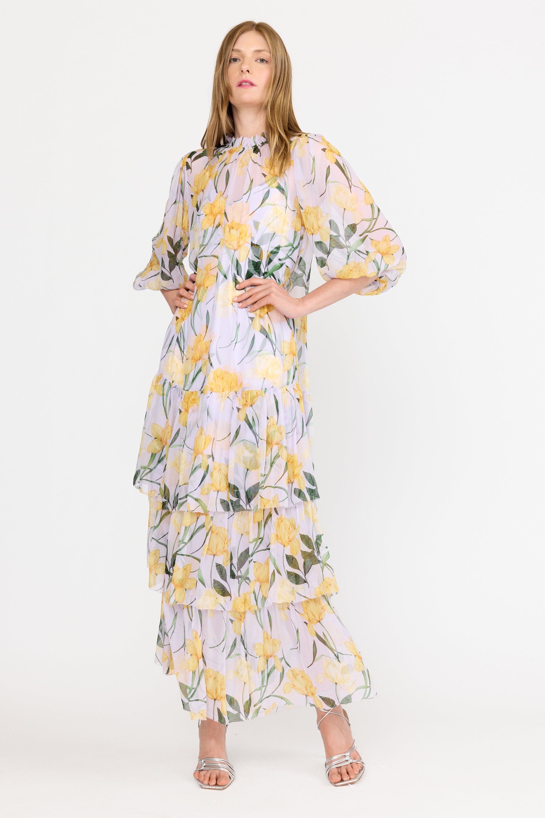 Sara Dress - Lilac Florette