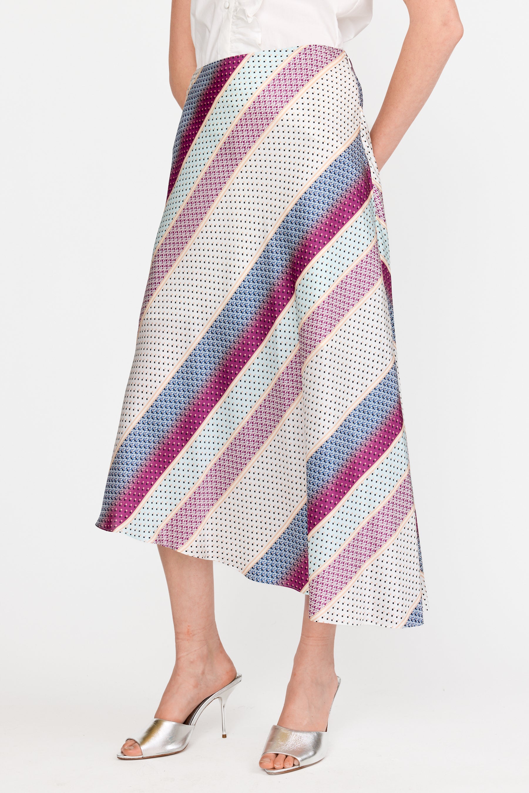 Josie Skirt - Coastal Stripe