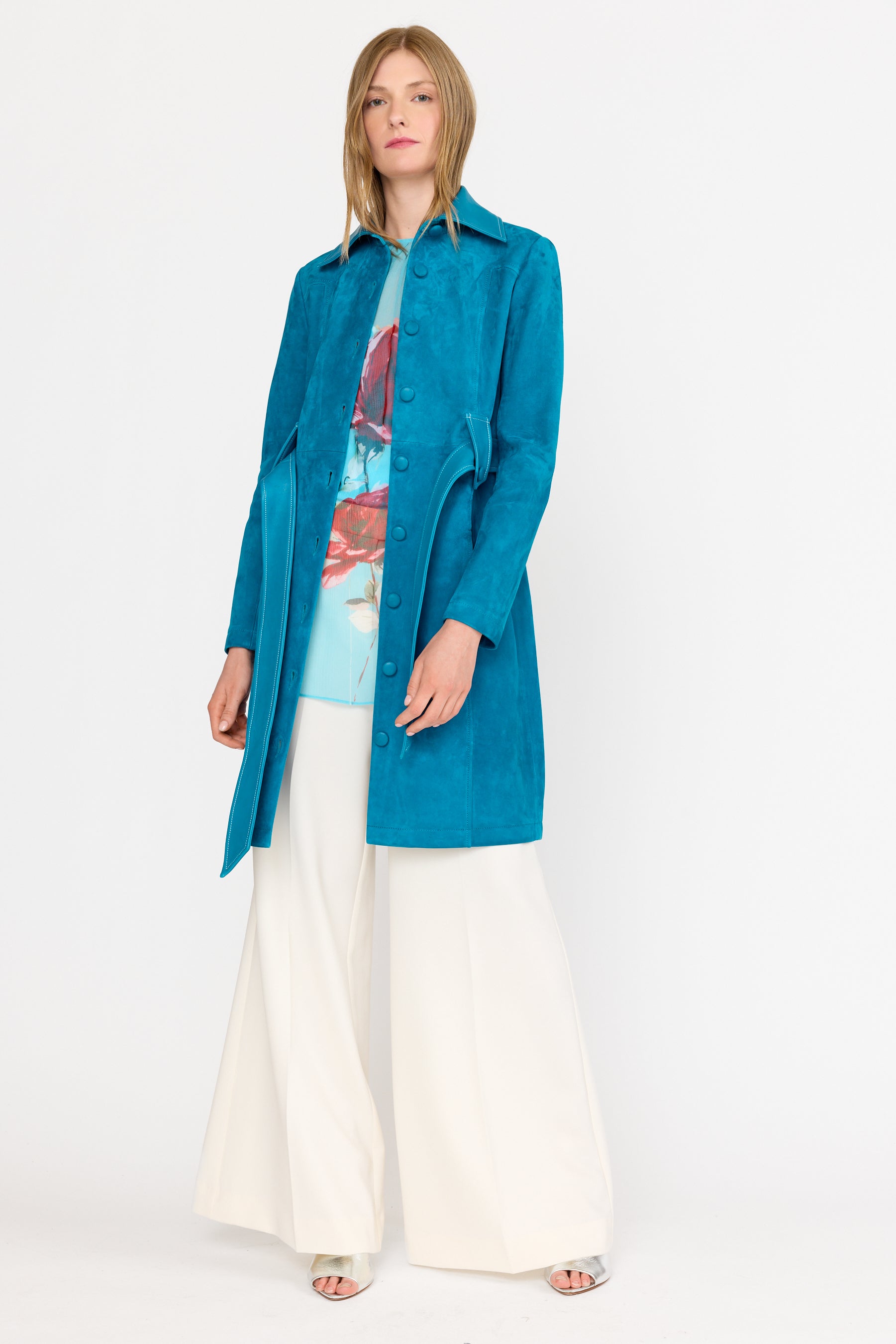 Ricci Coat - Peacock