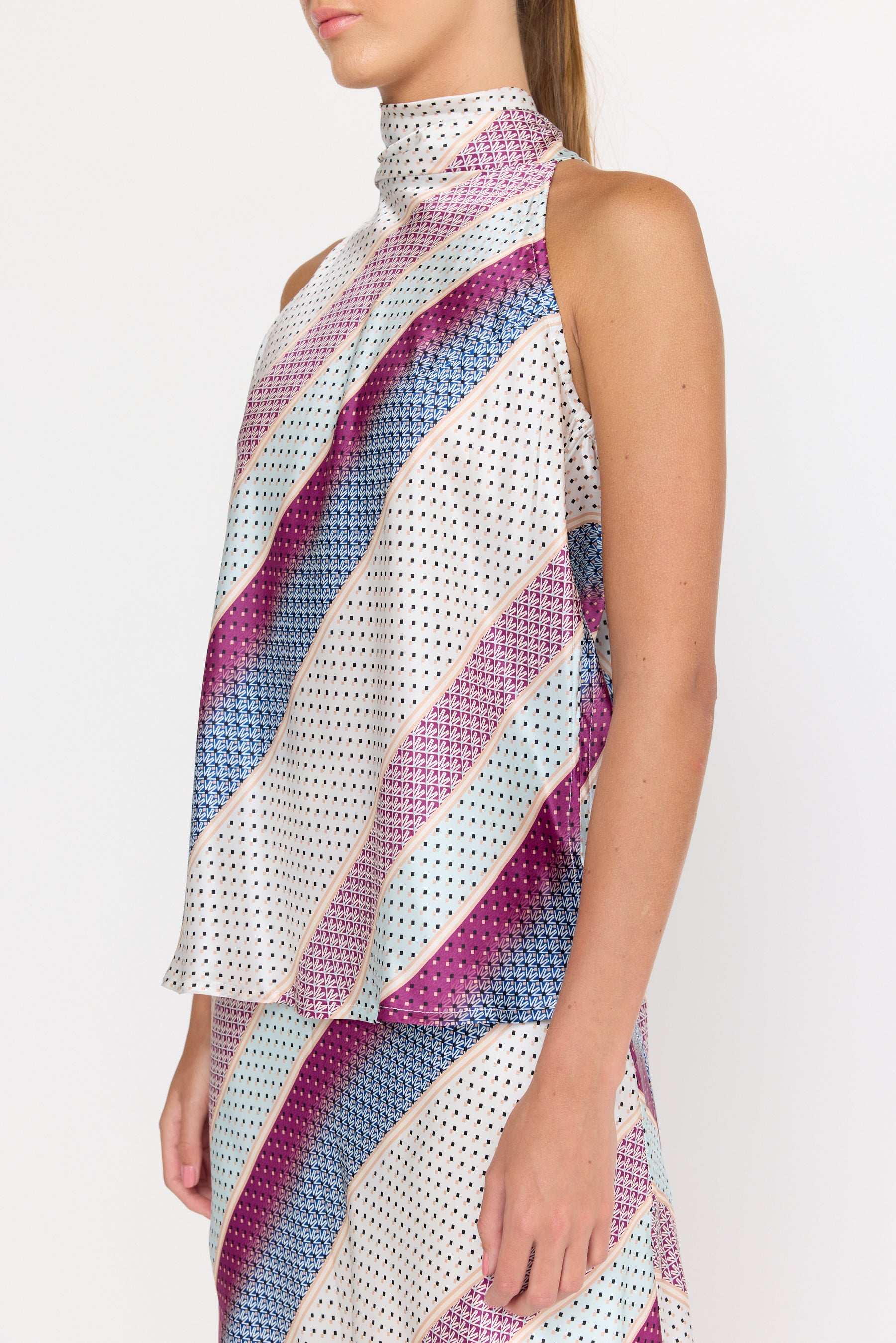 Kelly Blouse - Coastal Stripe