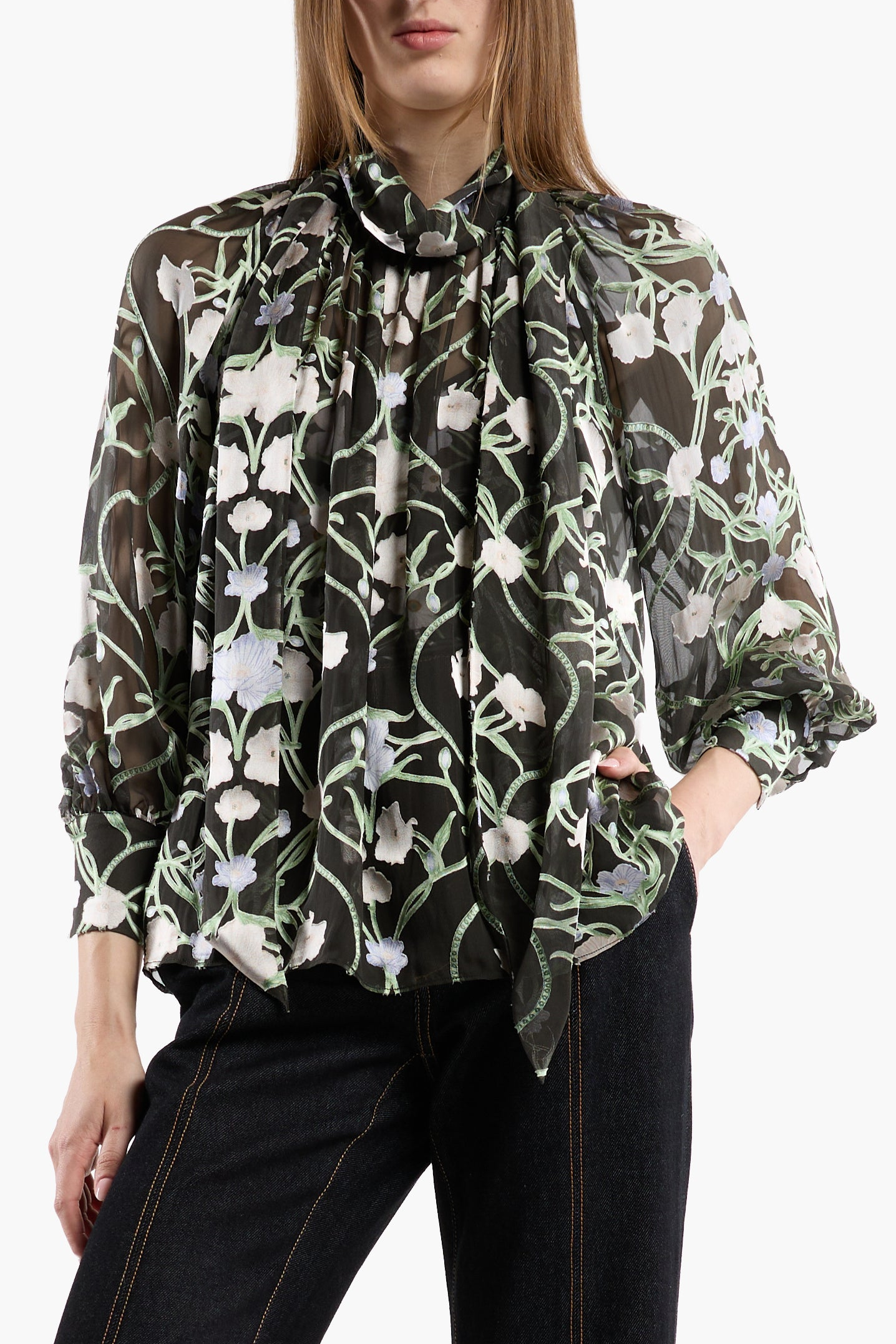 Beatrice Blouse - Winter Orchid