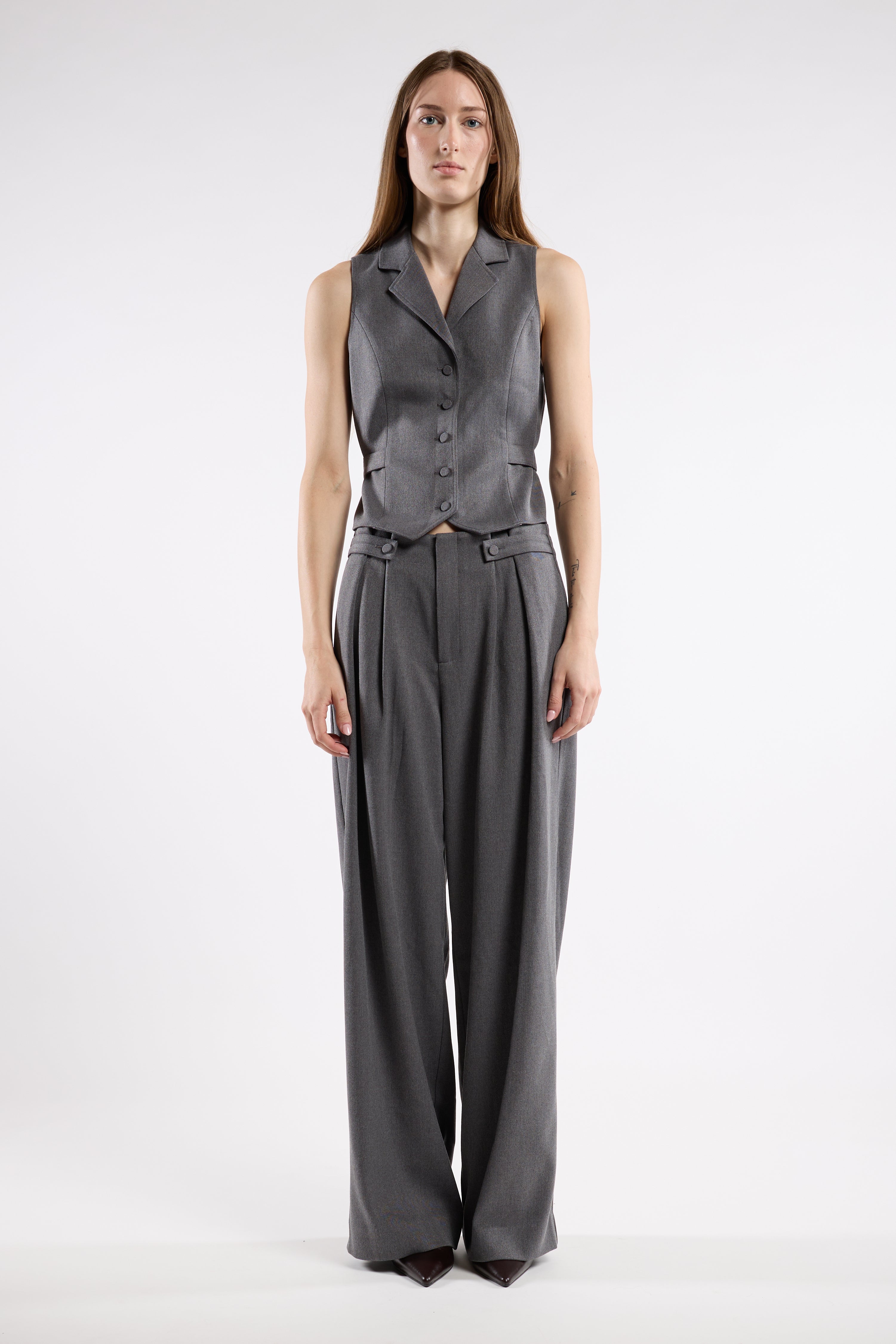 Shelly Vest - Grey