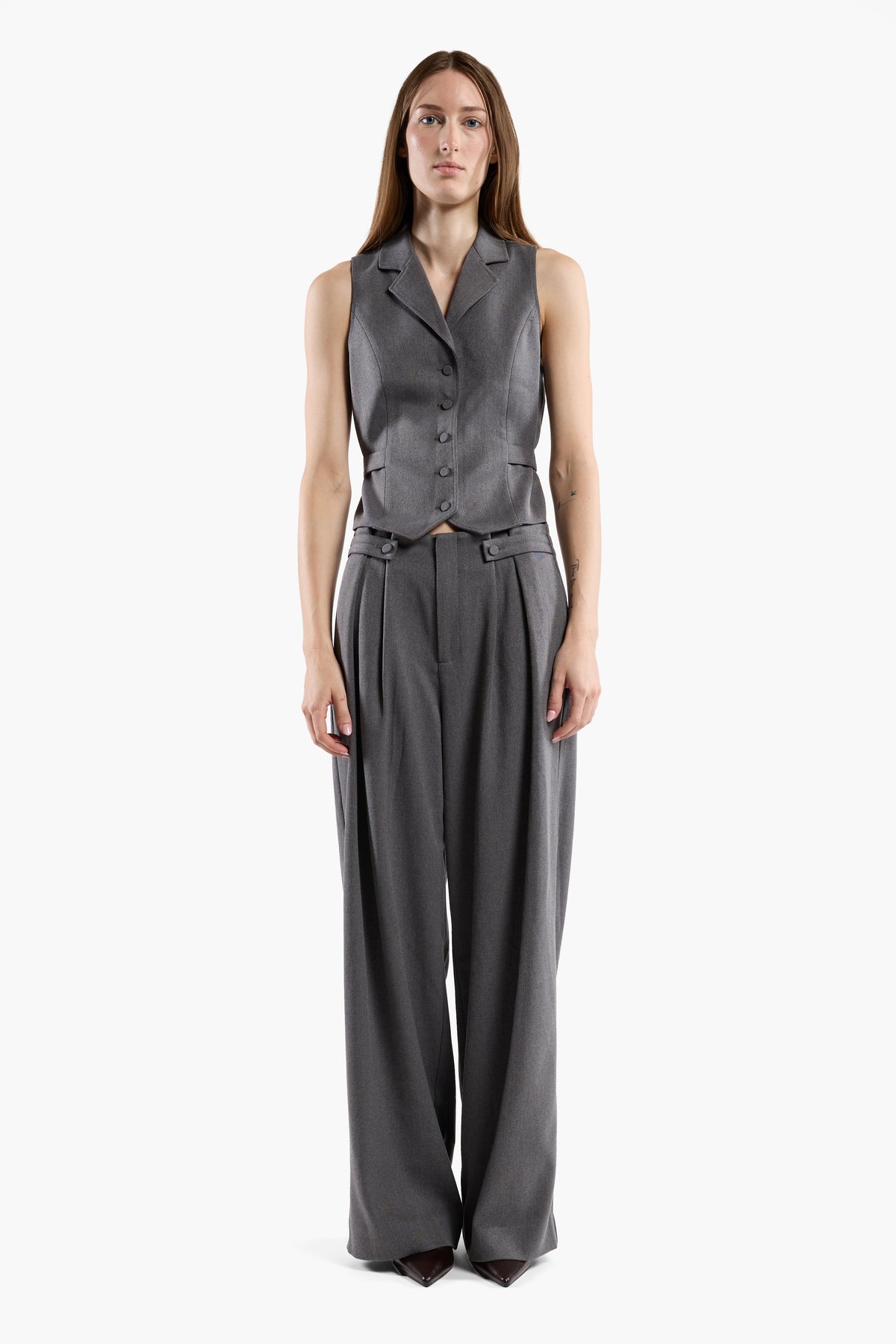 Shelly Vest - Grey