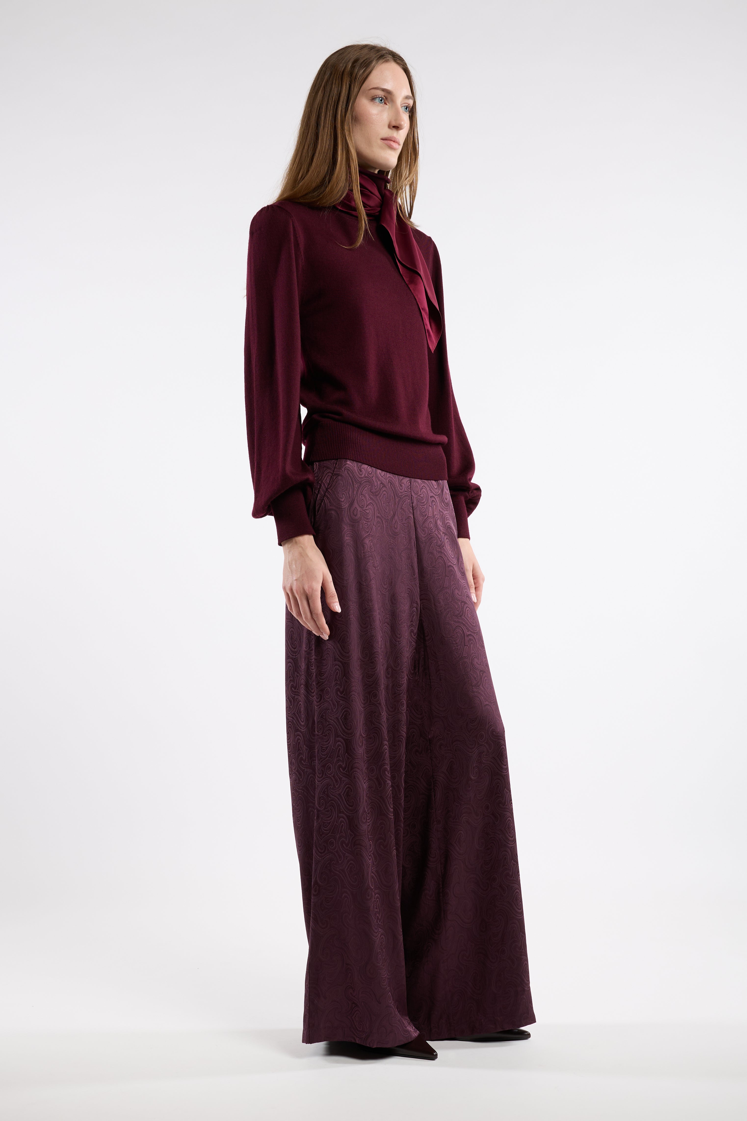 Verona Sweater - Cabernet