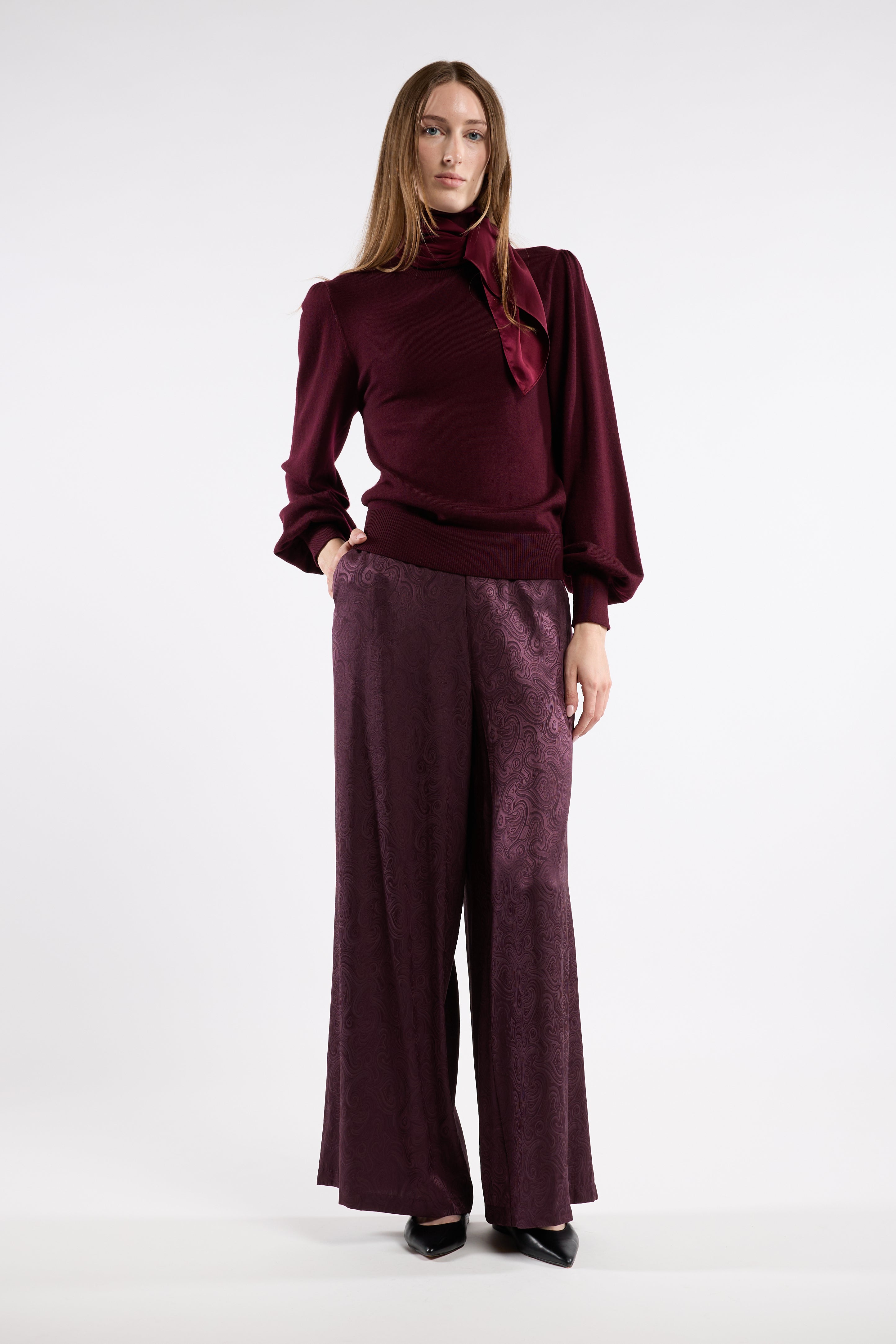 Verona Sweater - Cabernet