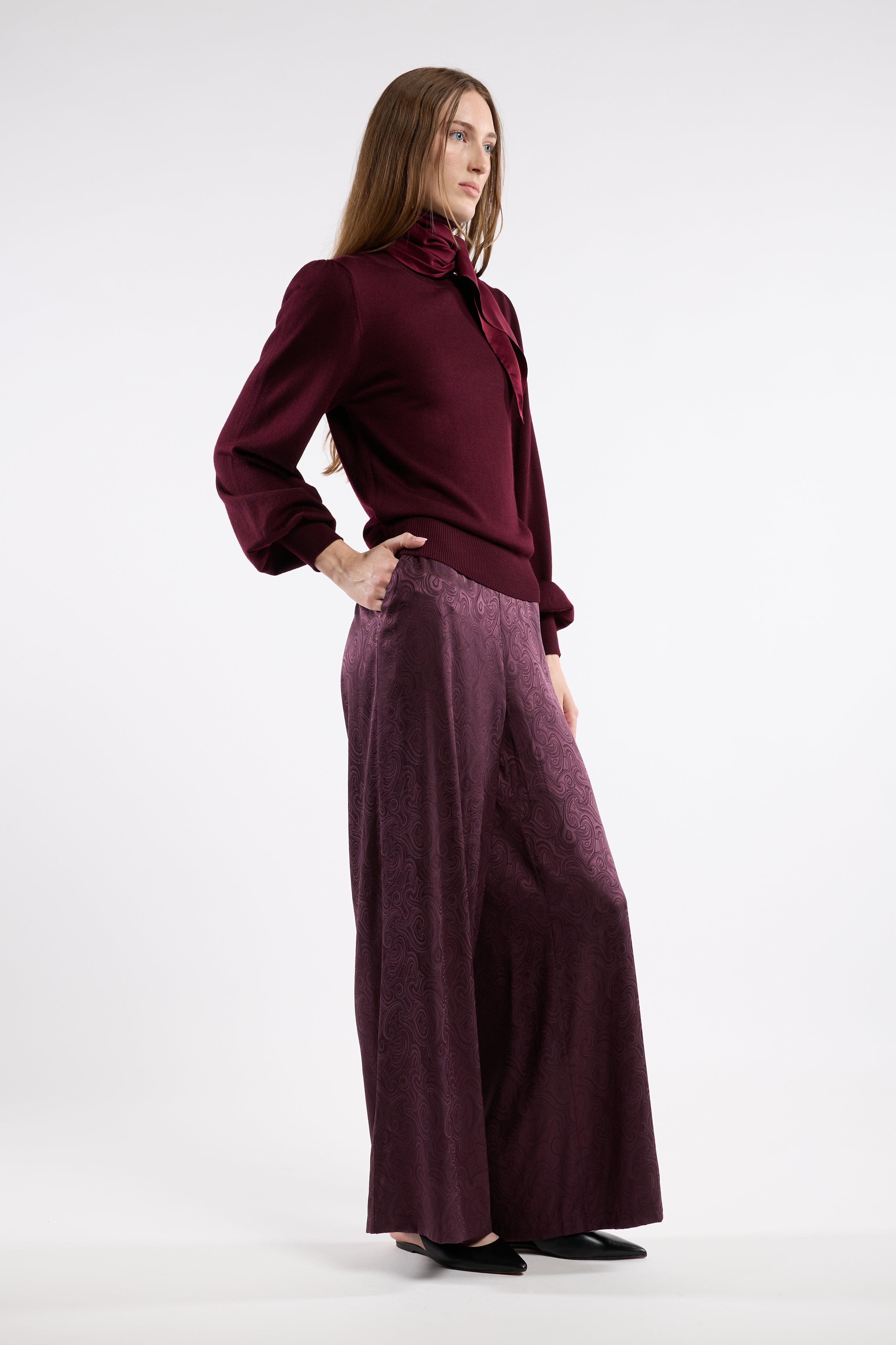 Verona Sweater - Cabernet