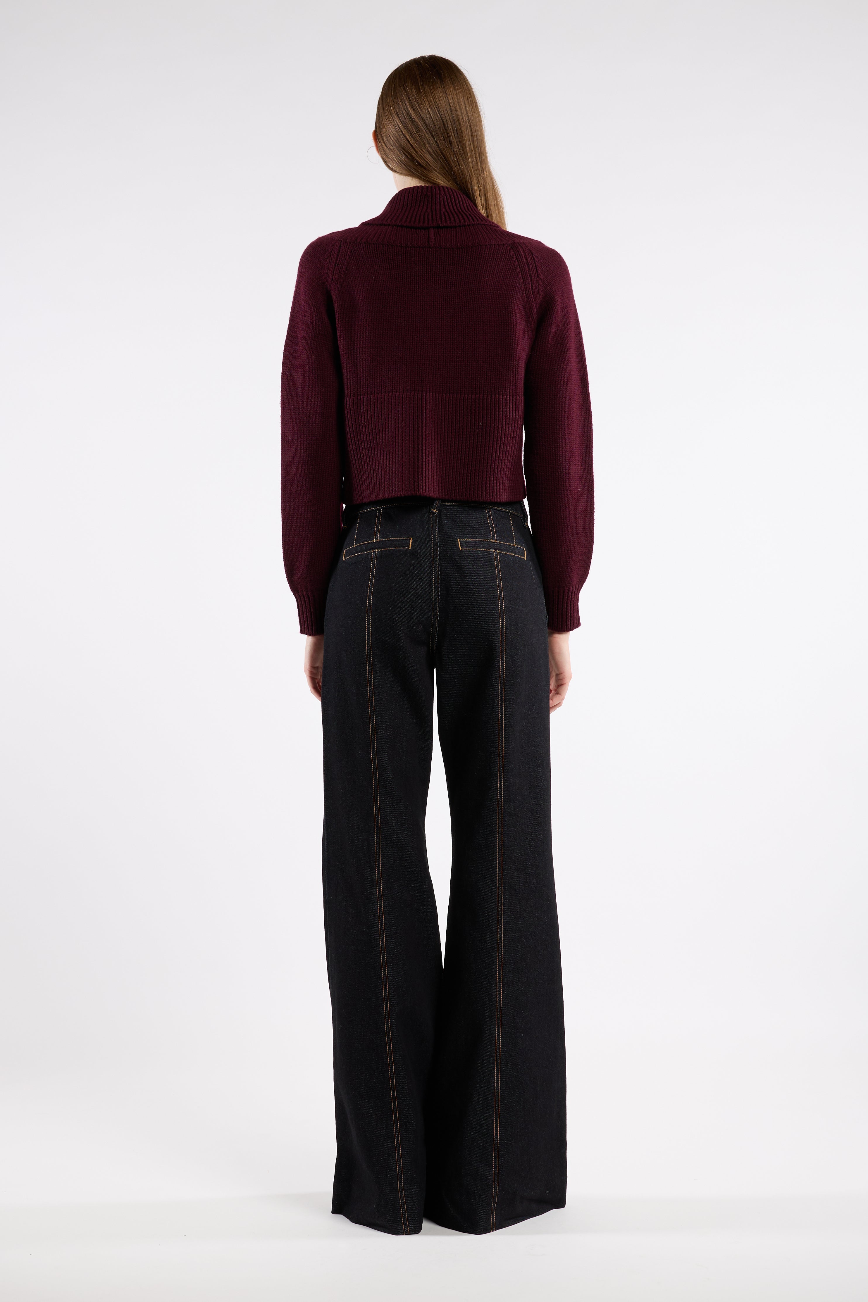 Jovie Cardigan - Cabernet