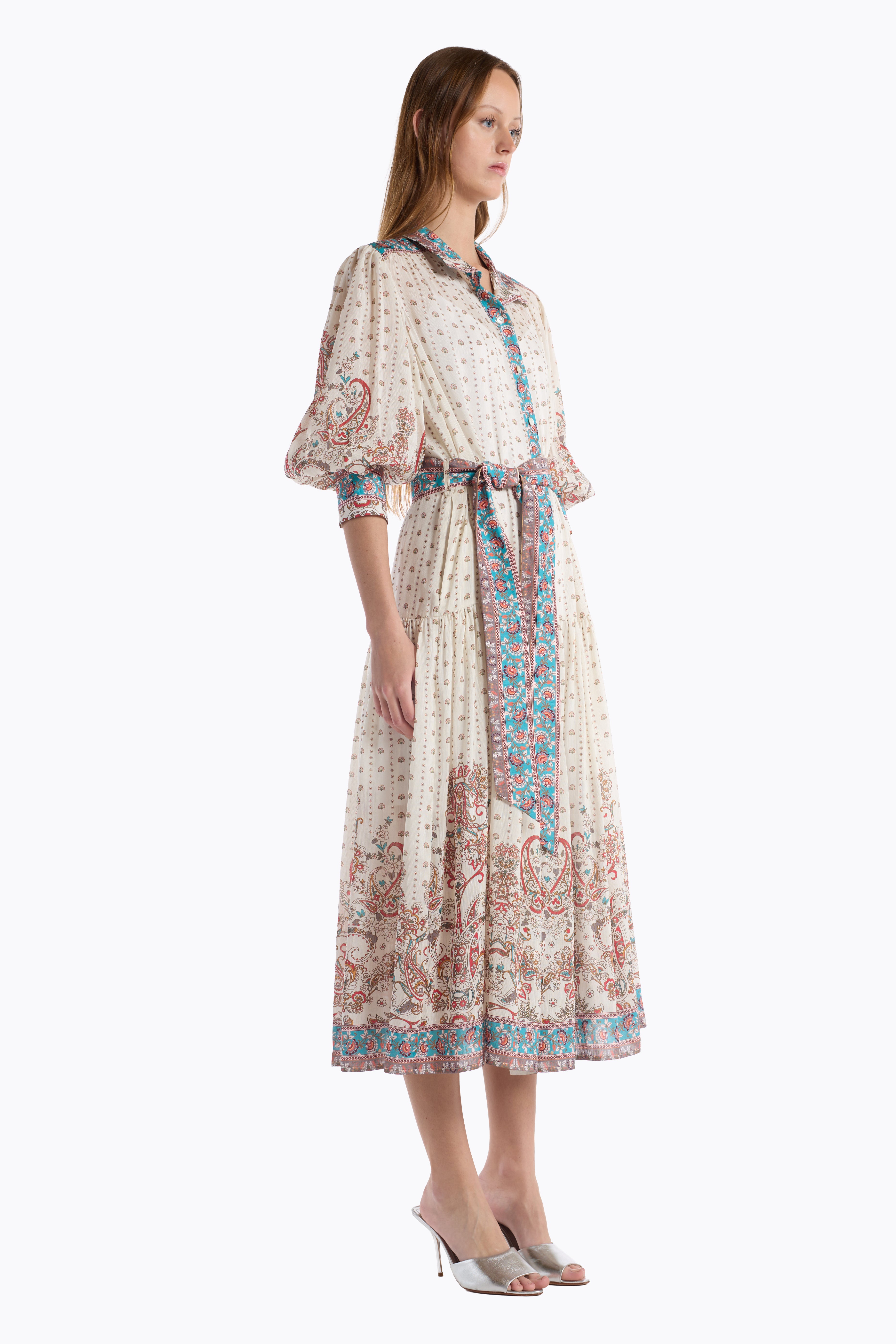 Gail Dress - Ivory Filigree