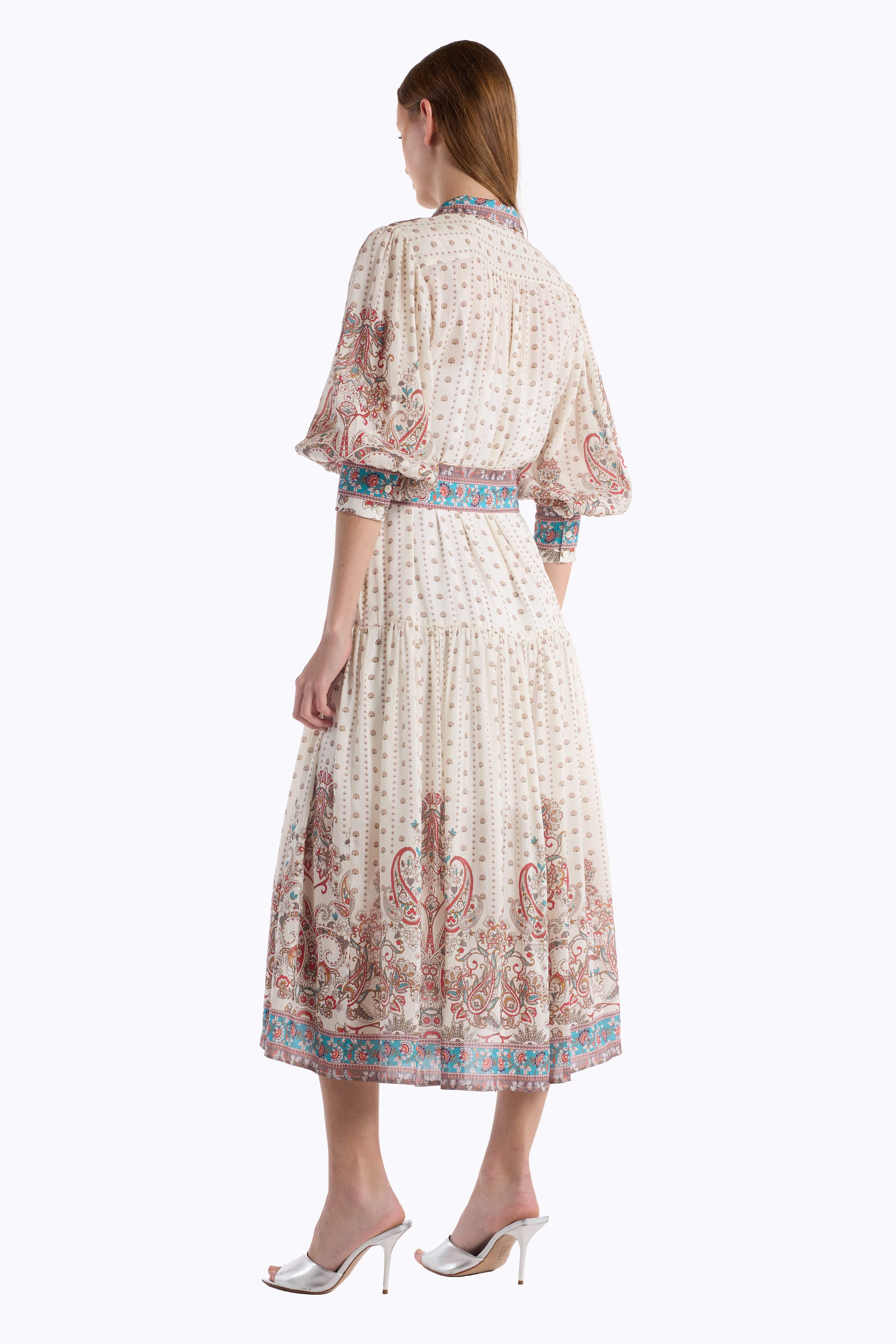 Gail Dress - Ivory Filigree