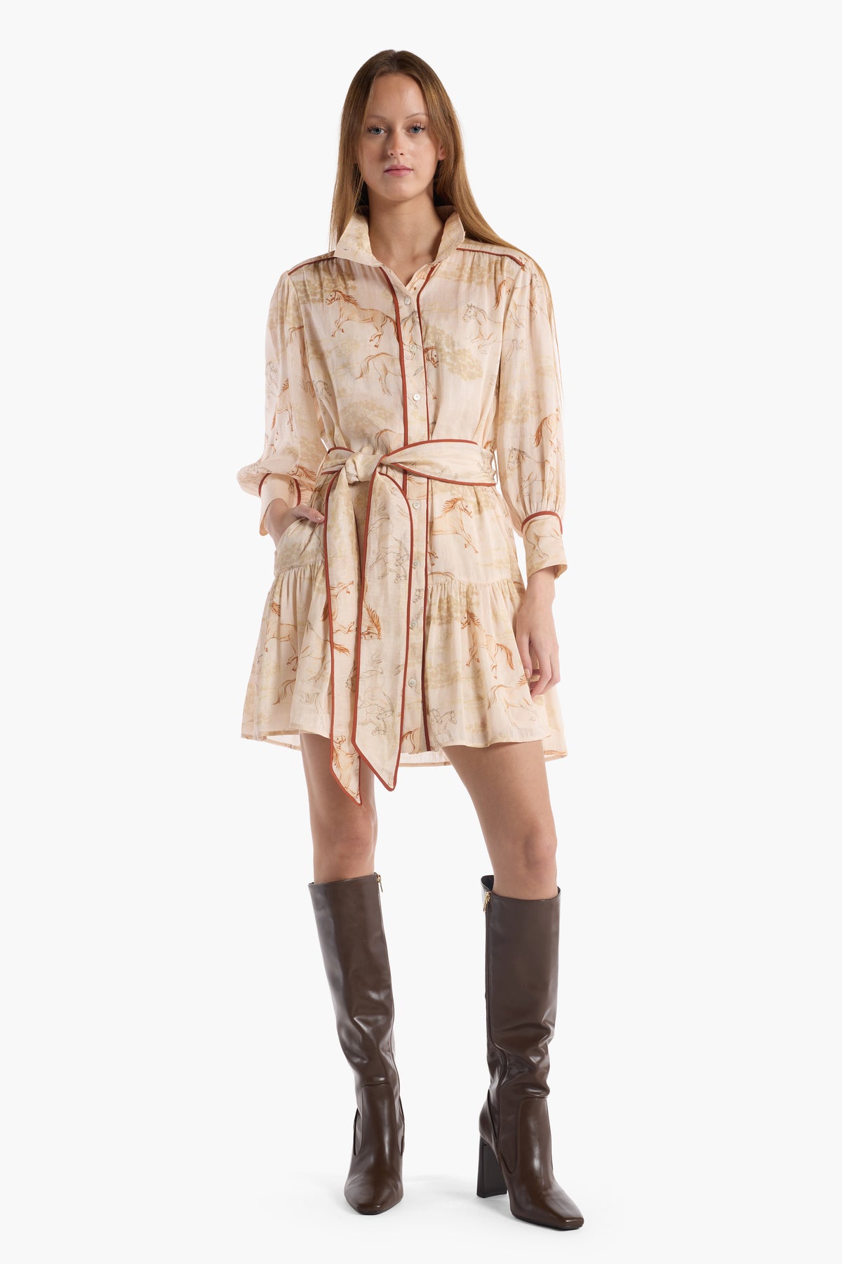 Emi Dress - Desert Mustang