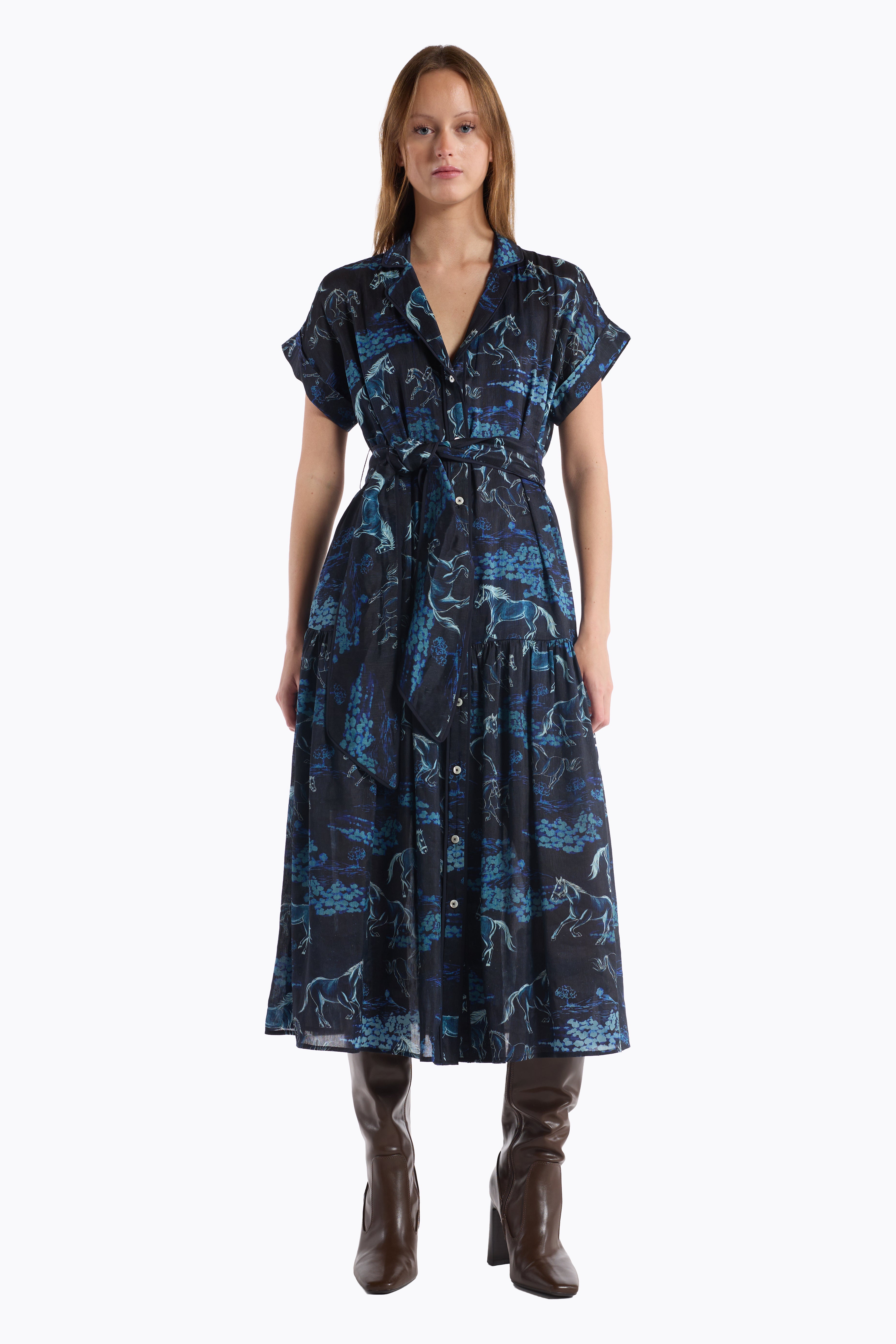 Estella Dress - Moonlit Mustang